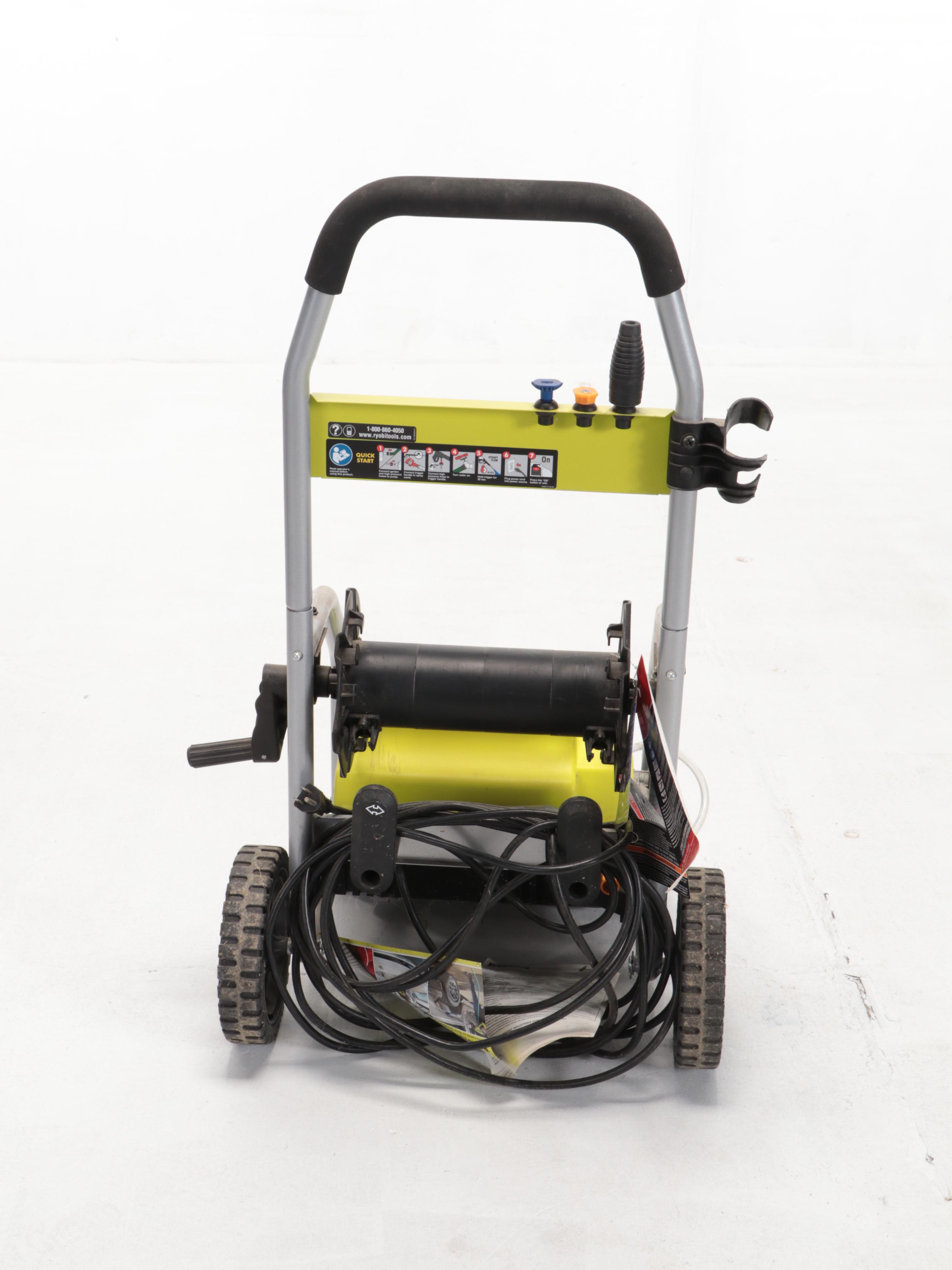 Ryobi Premium Electric 2000 PSI Pressure Washer With Wand and Jose