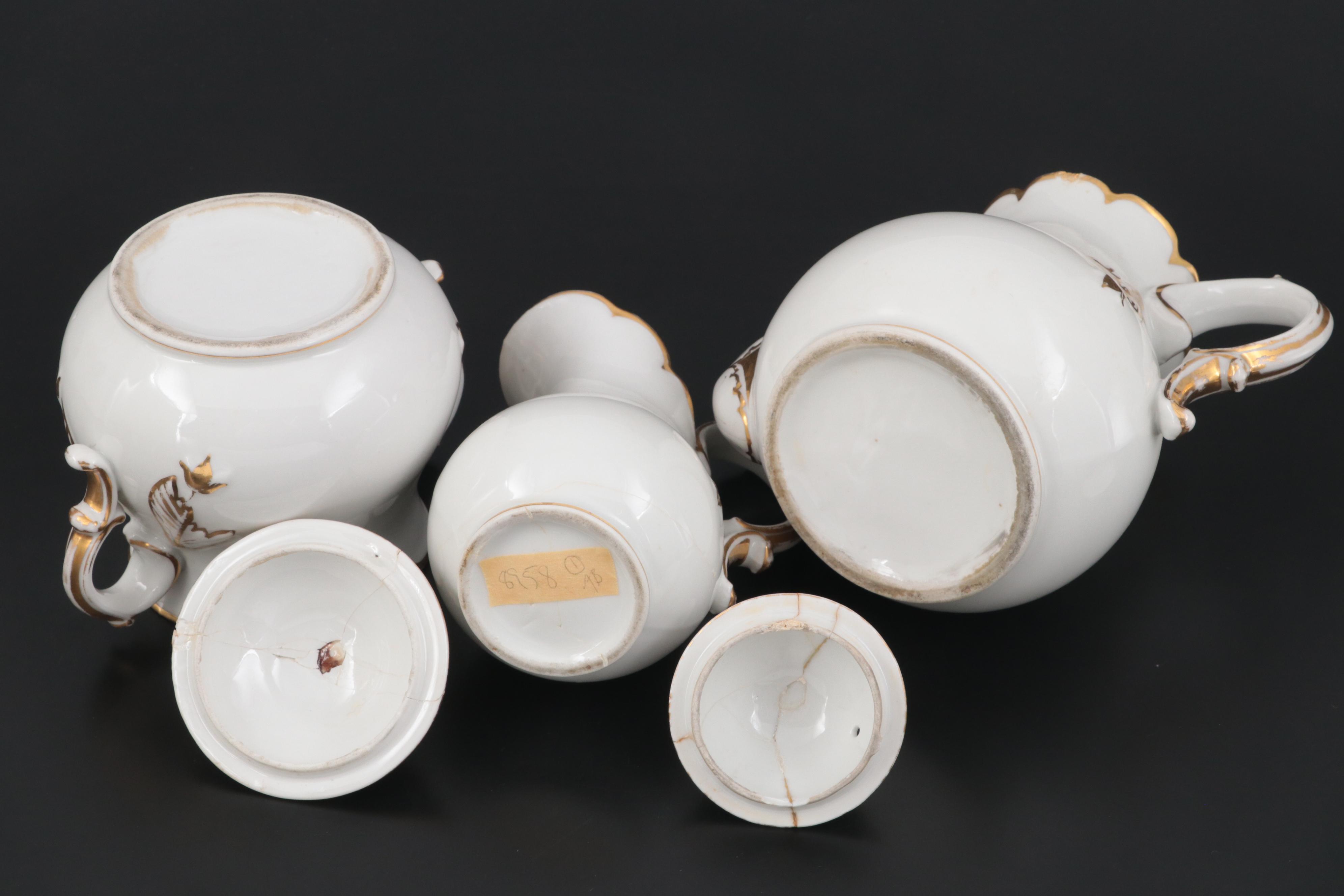 Haviland Porcelain Coffee Service, Mid-20th Century
