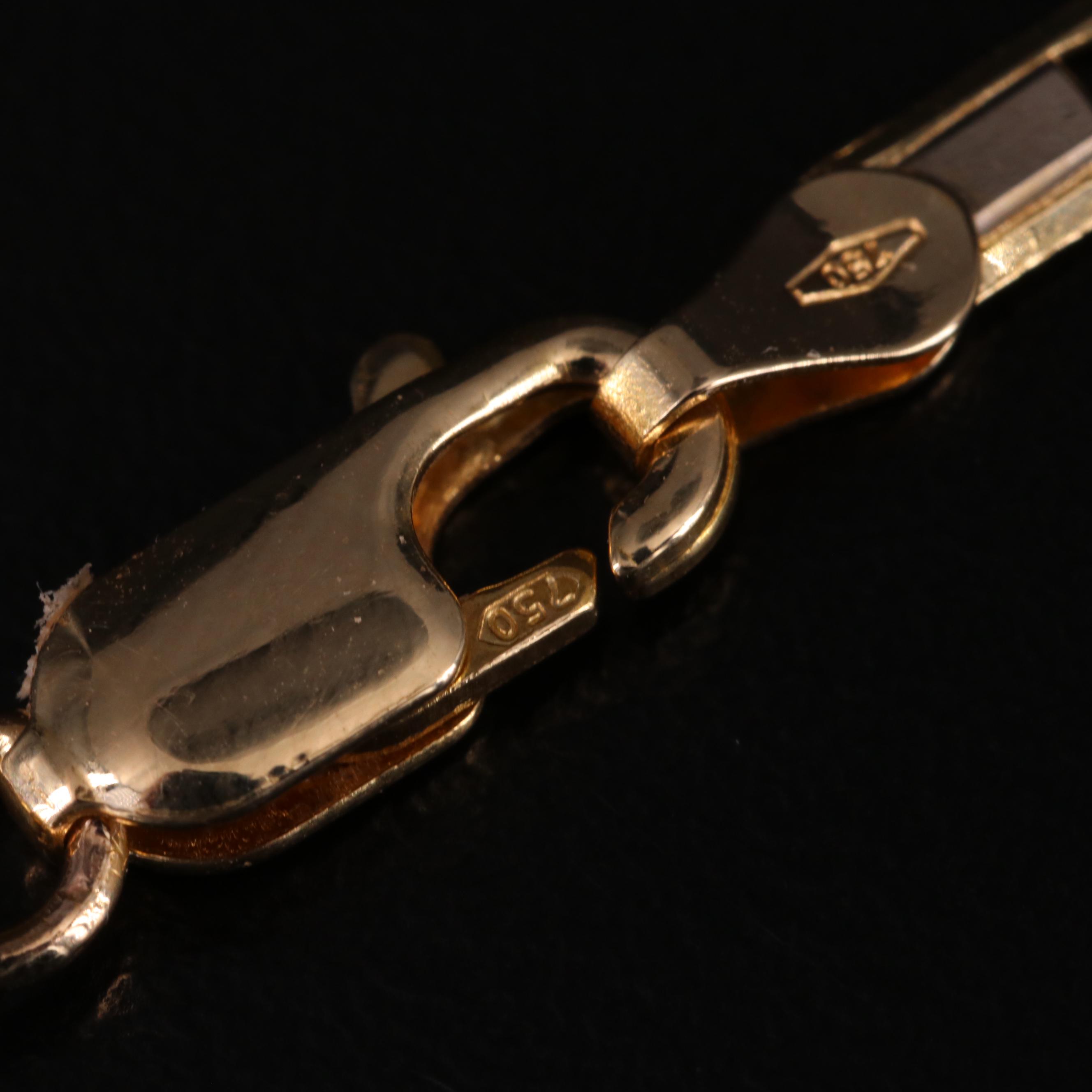 18K Fancy Mariner Link Necklace