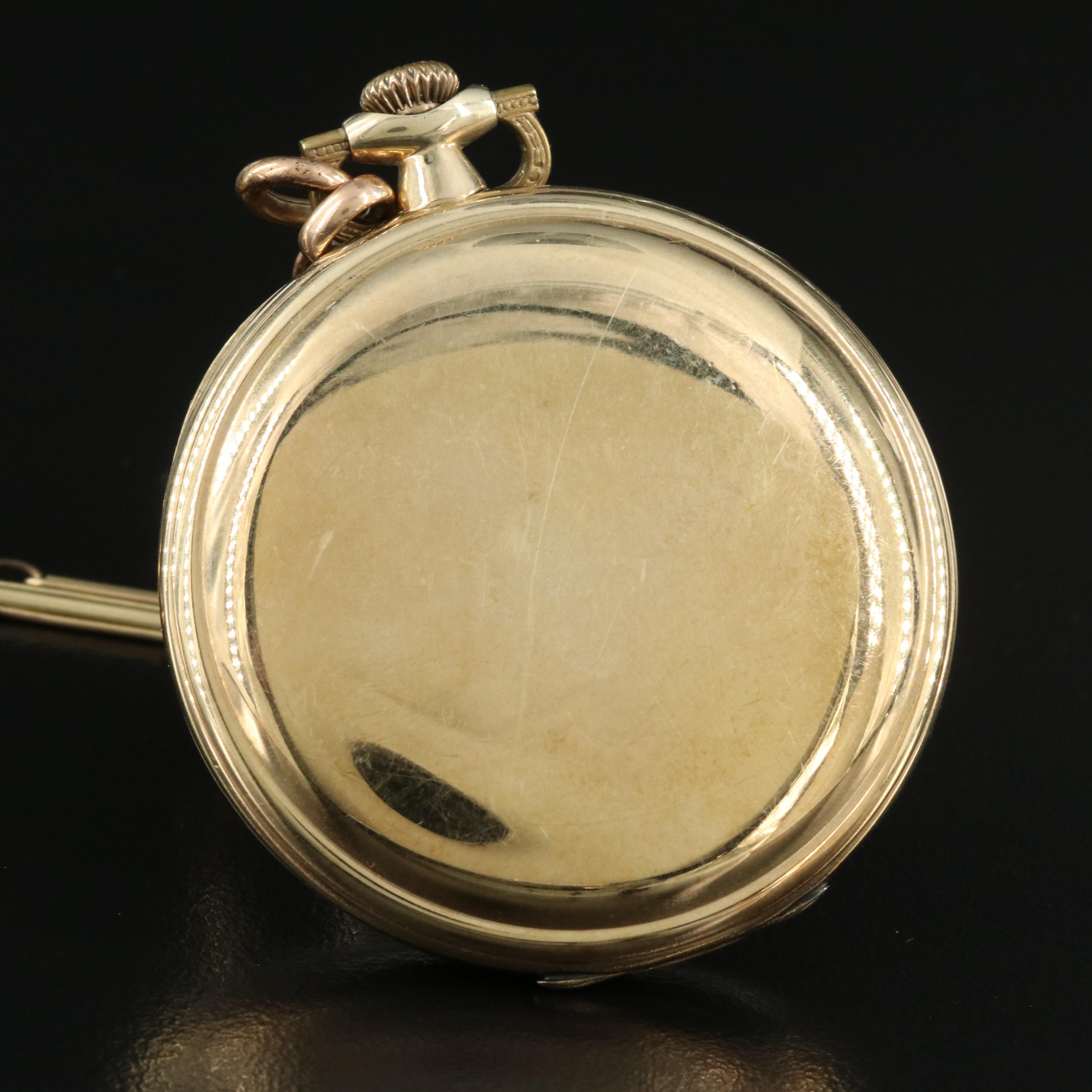 1921 Hamilton Swing-Out Case Gold-Filled Pocket Watch
