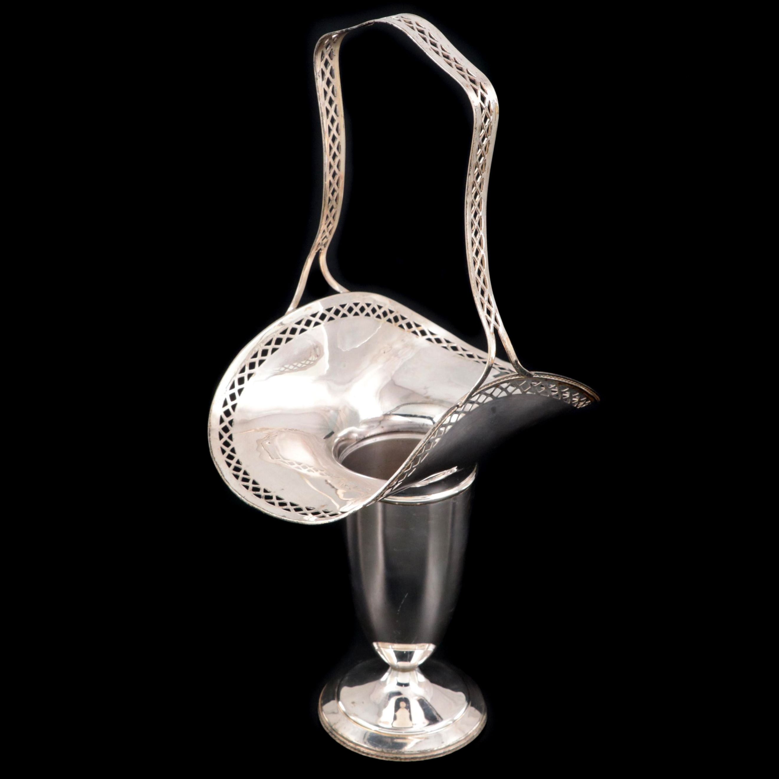 Homan Mfg. Co. Silver Plate Bridal Basket