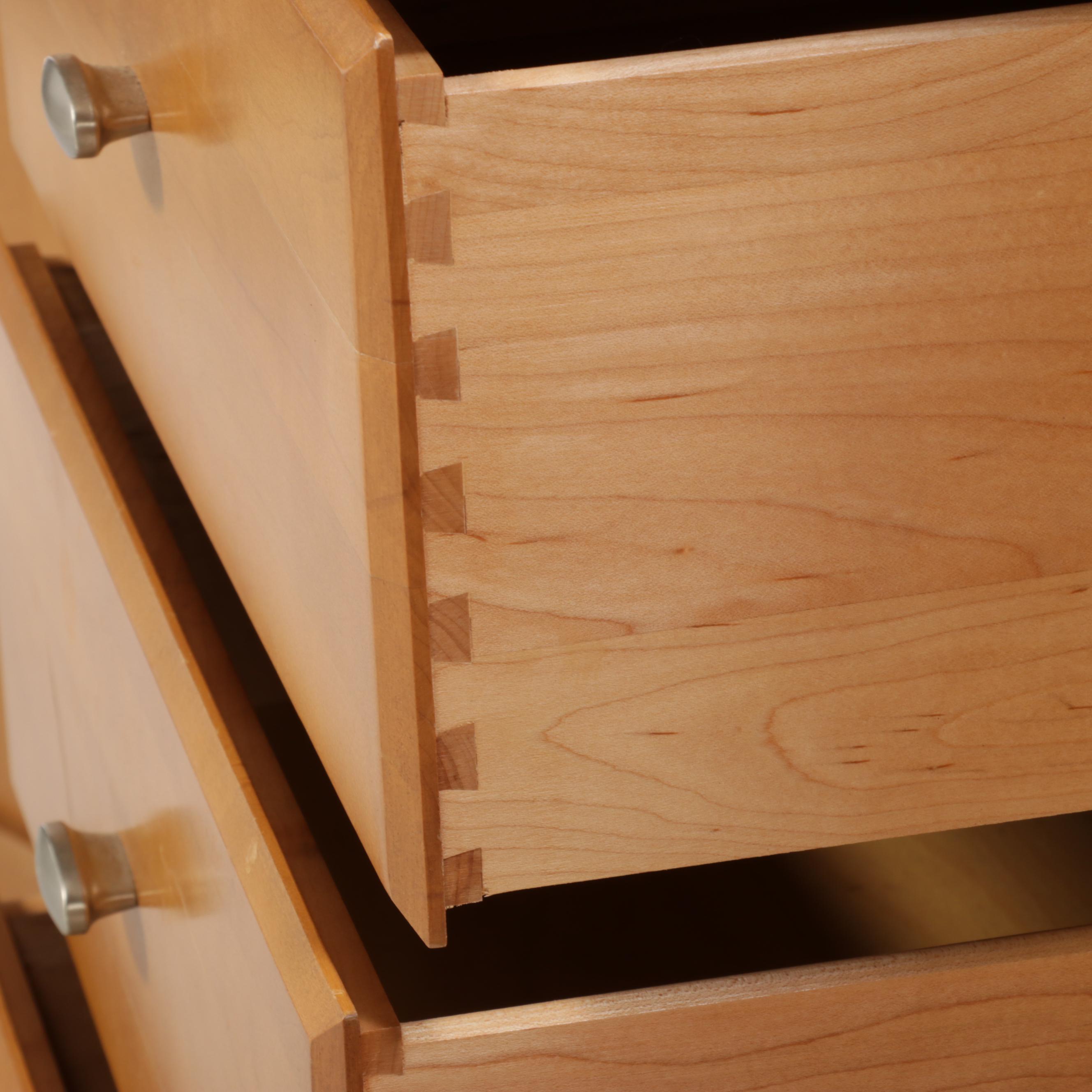 Ethan Allen Maple Dresser with Mirror