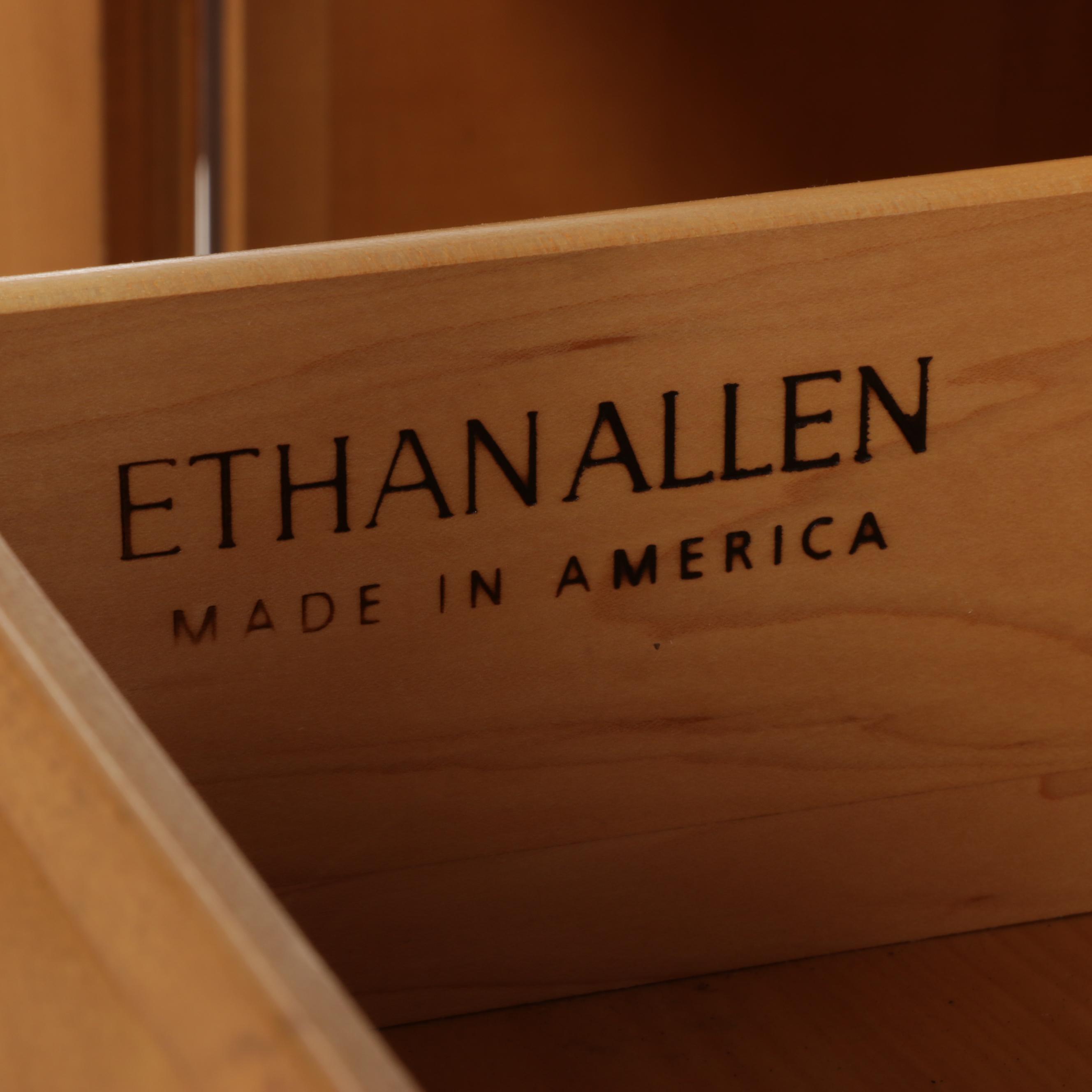 Ethan Allen Maple Dresser with Mirror