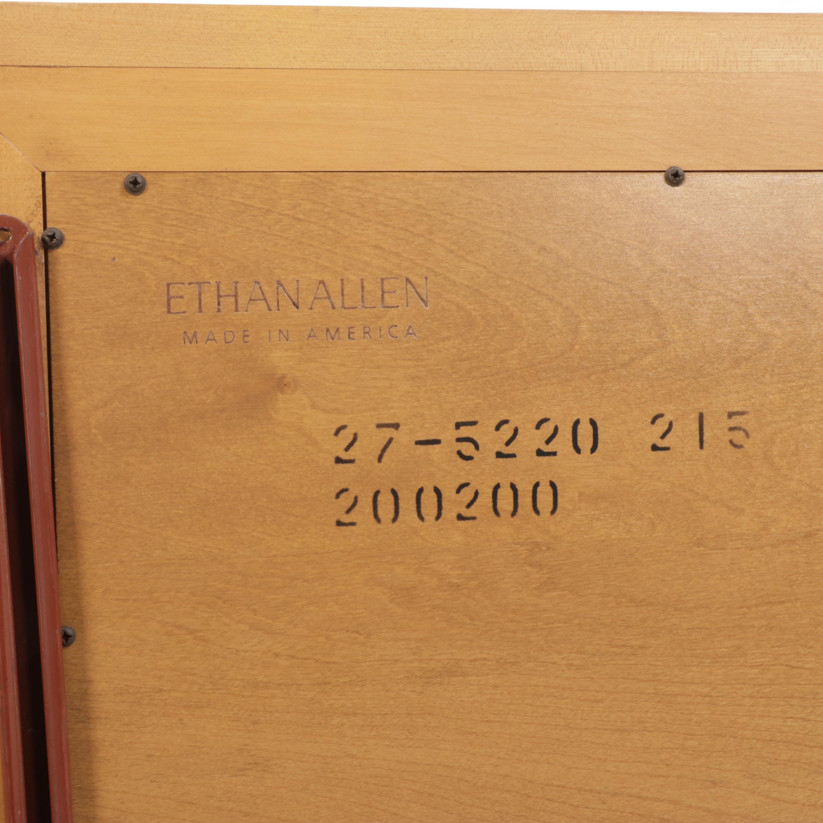 Ethan Allen Maple Dresser with Mirror