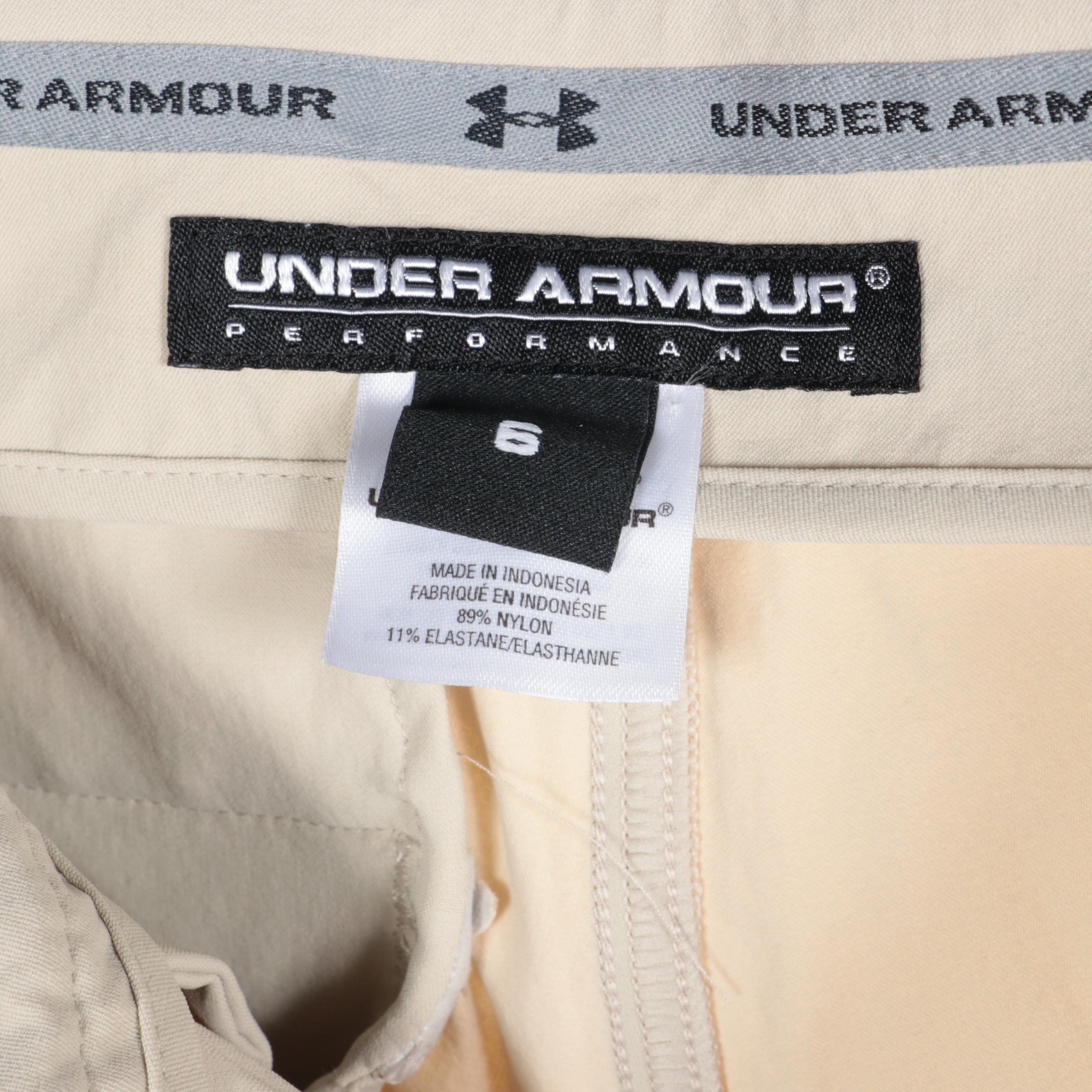 Under Armour Performance Wear Including Windbreaker, Hoodie, and Golf Shorts