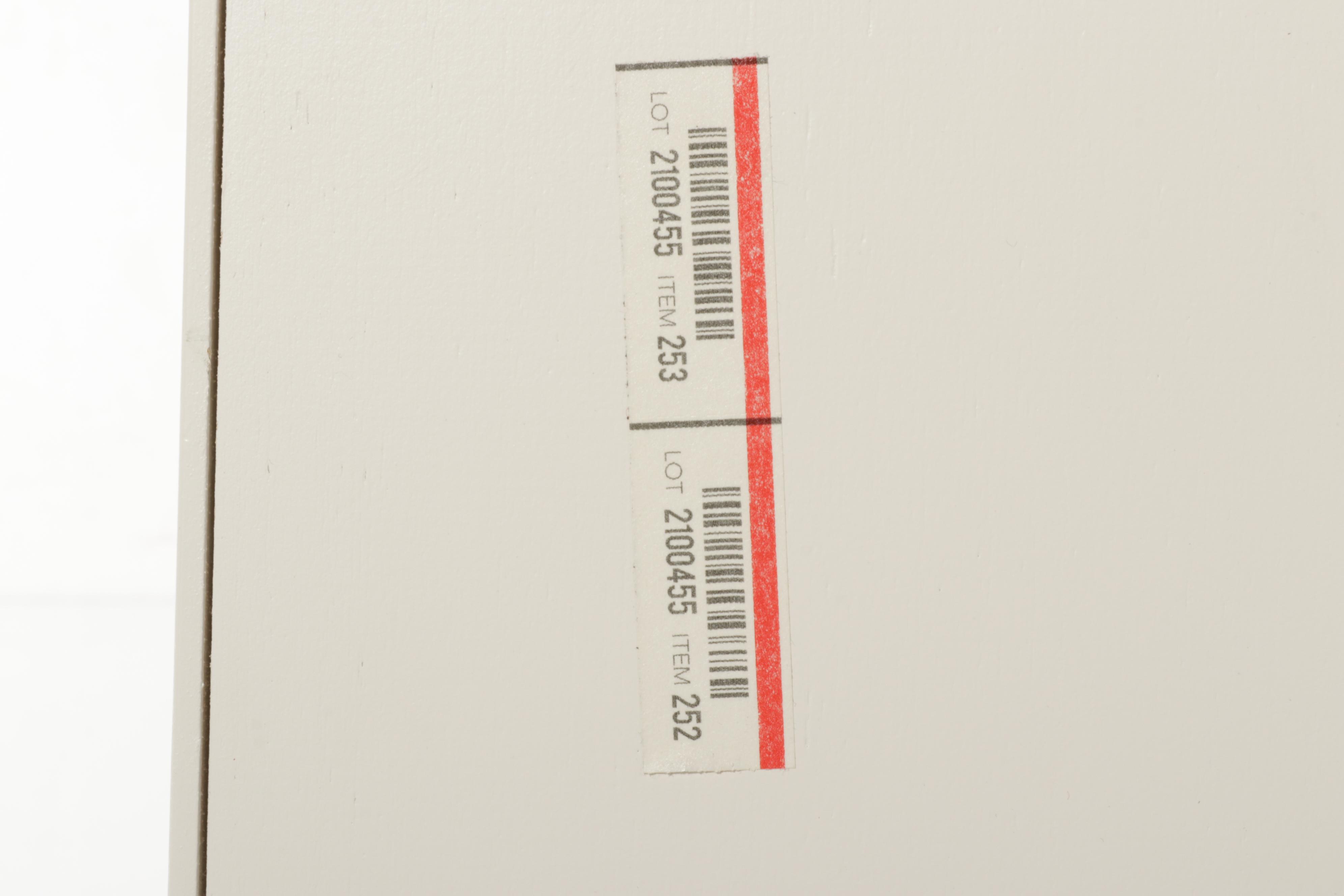 White-Painted Wooden Armoire