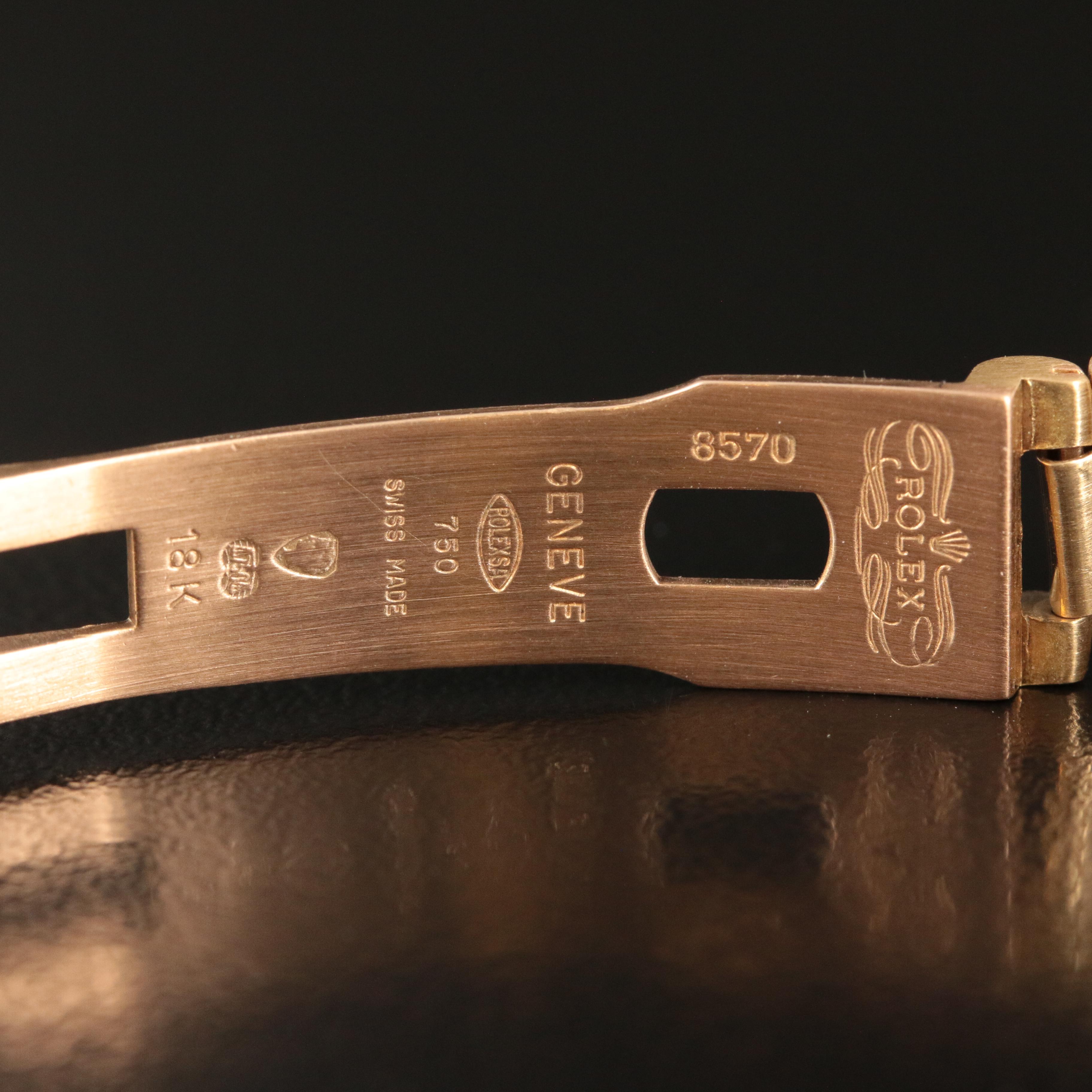 1981 Rolex Oyster Perpetual Custom Diamond Dial Datejust Watch