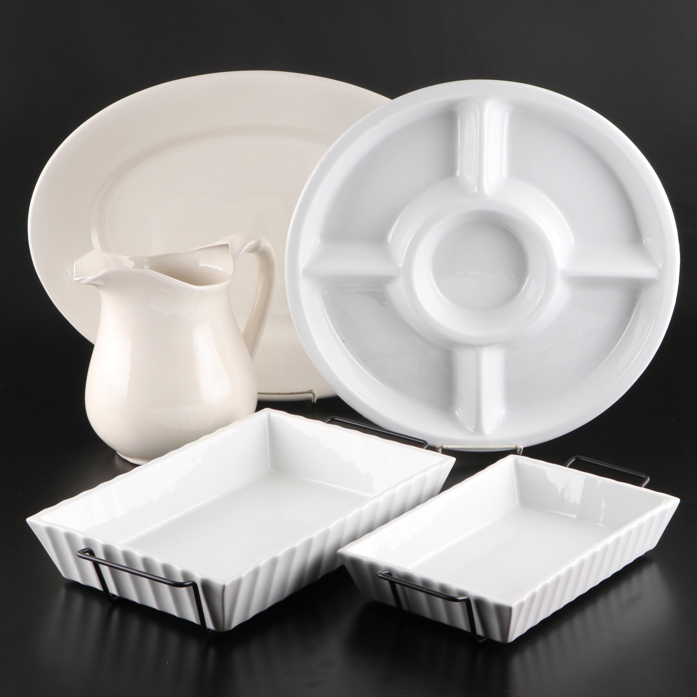 Home Essentials Porcelain Trays with Kohl's Ceramic Divided Tray and More