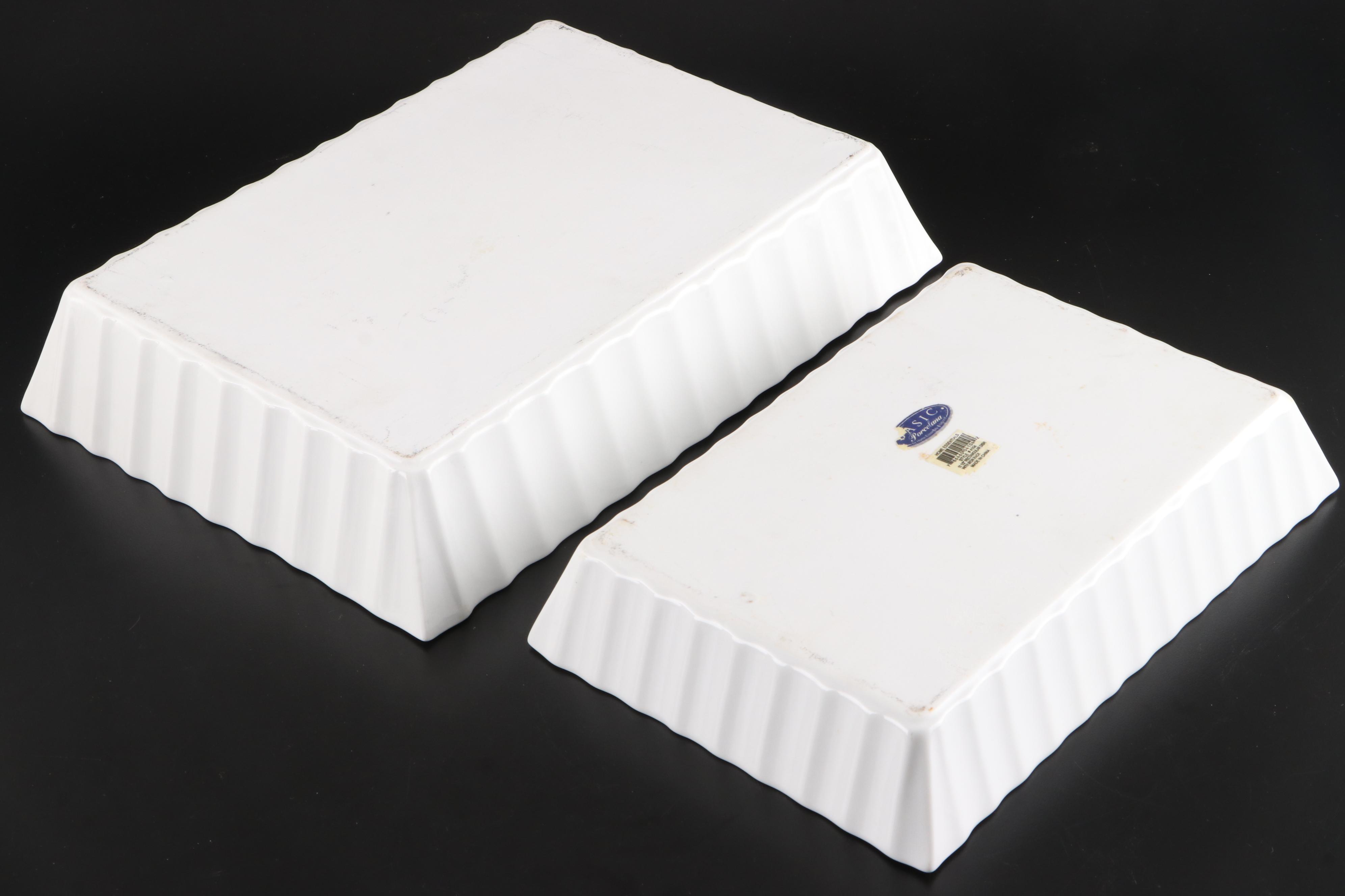 Home Essentials Porcelain Trays with Kohl's Ceramic Divided Tray and More