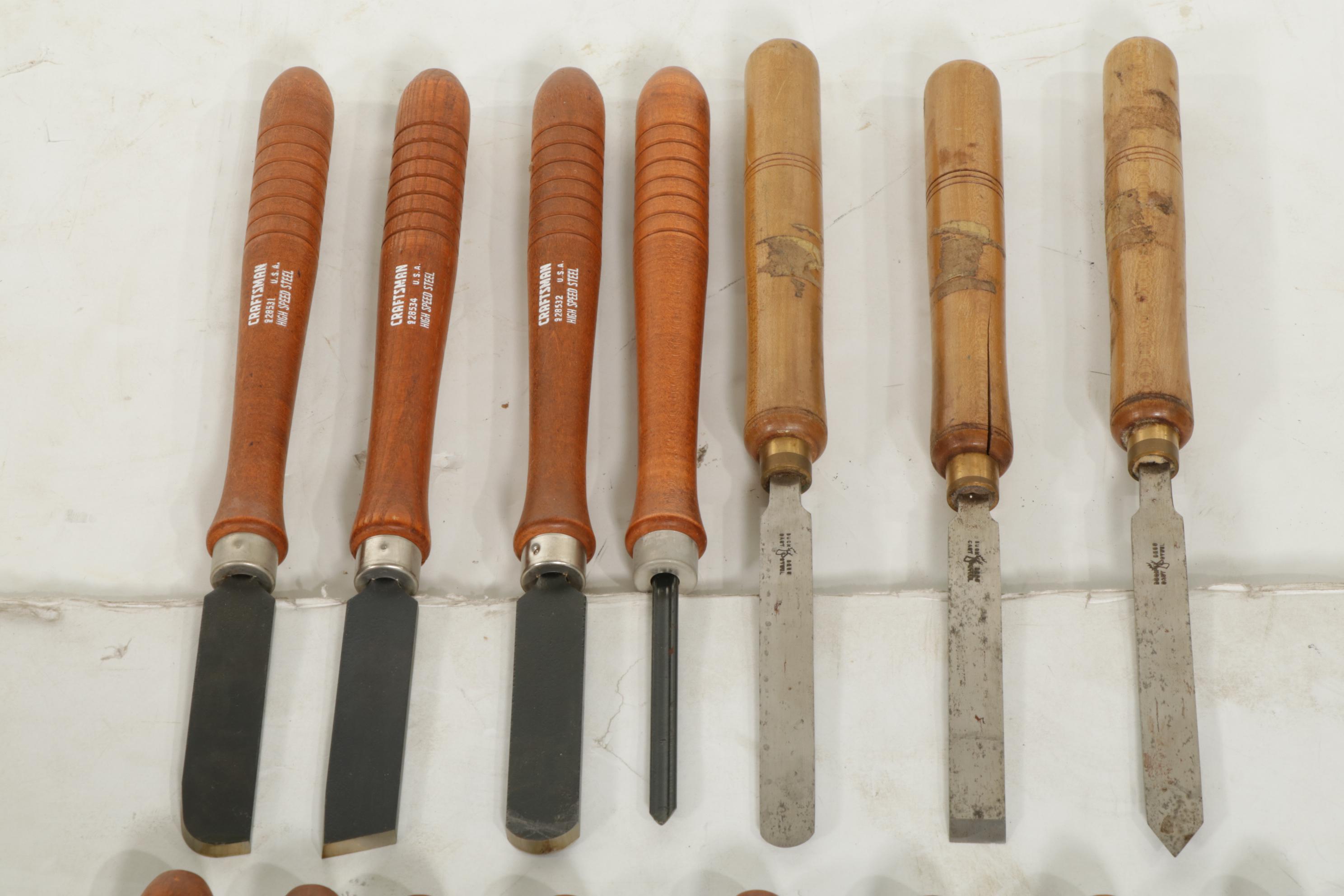 Duracraft Electric Wood Lathe with Tools and Accessories, 1984