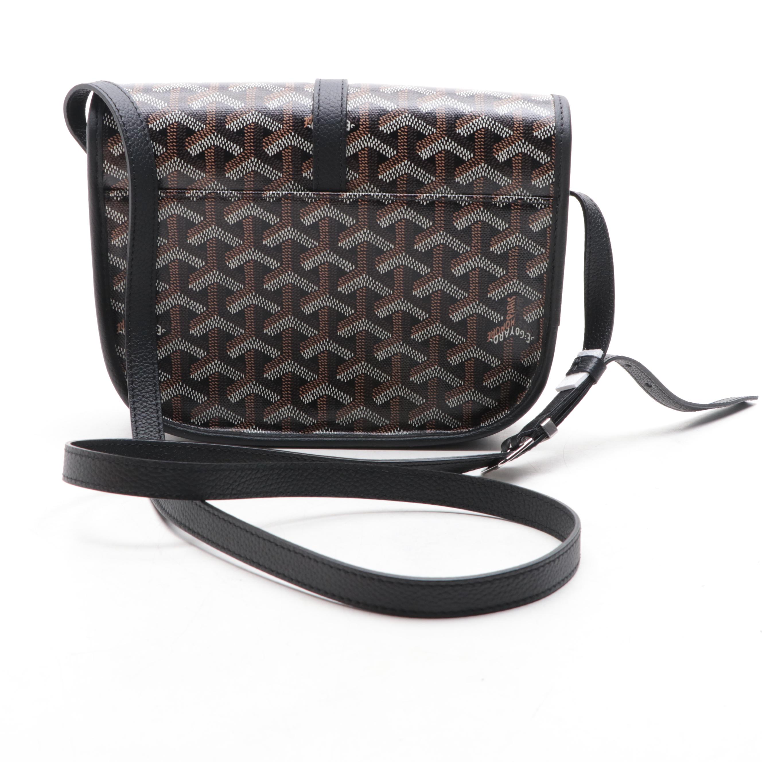Goyard Goyardine Belvedere II PM Messenger Bag in Monogram Canvas and Leather