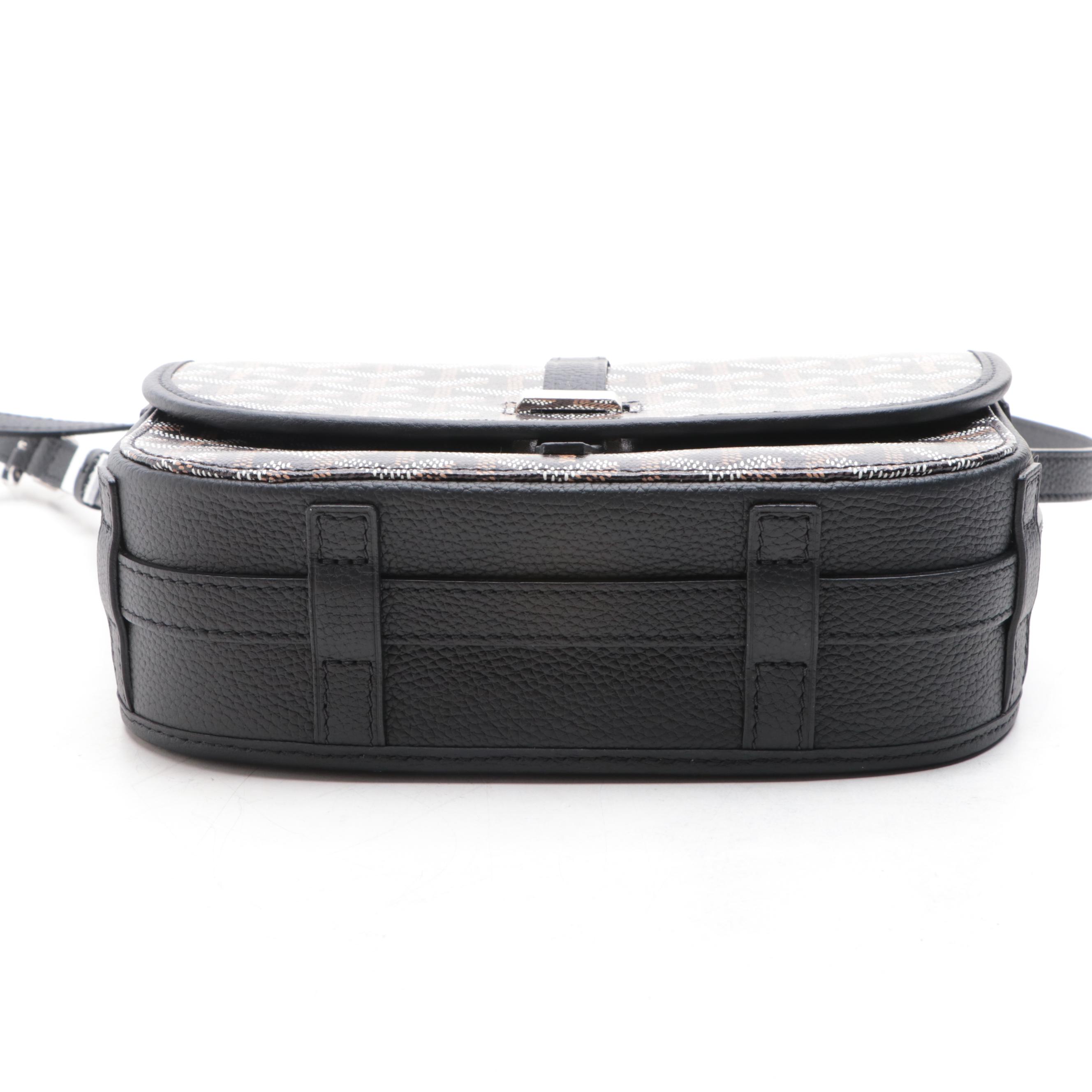 Goyard Goyardine Belvedere II PM Messenger Bag in Monogram Canvas and Leather