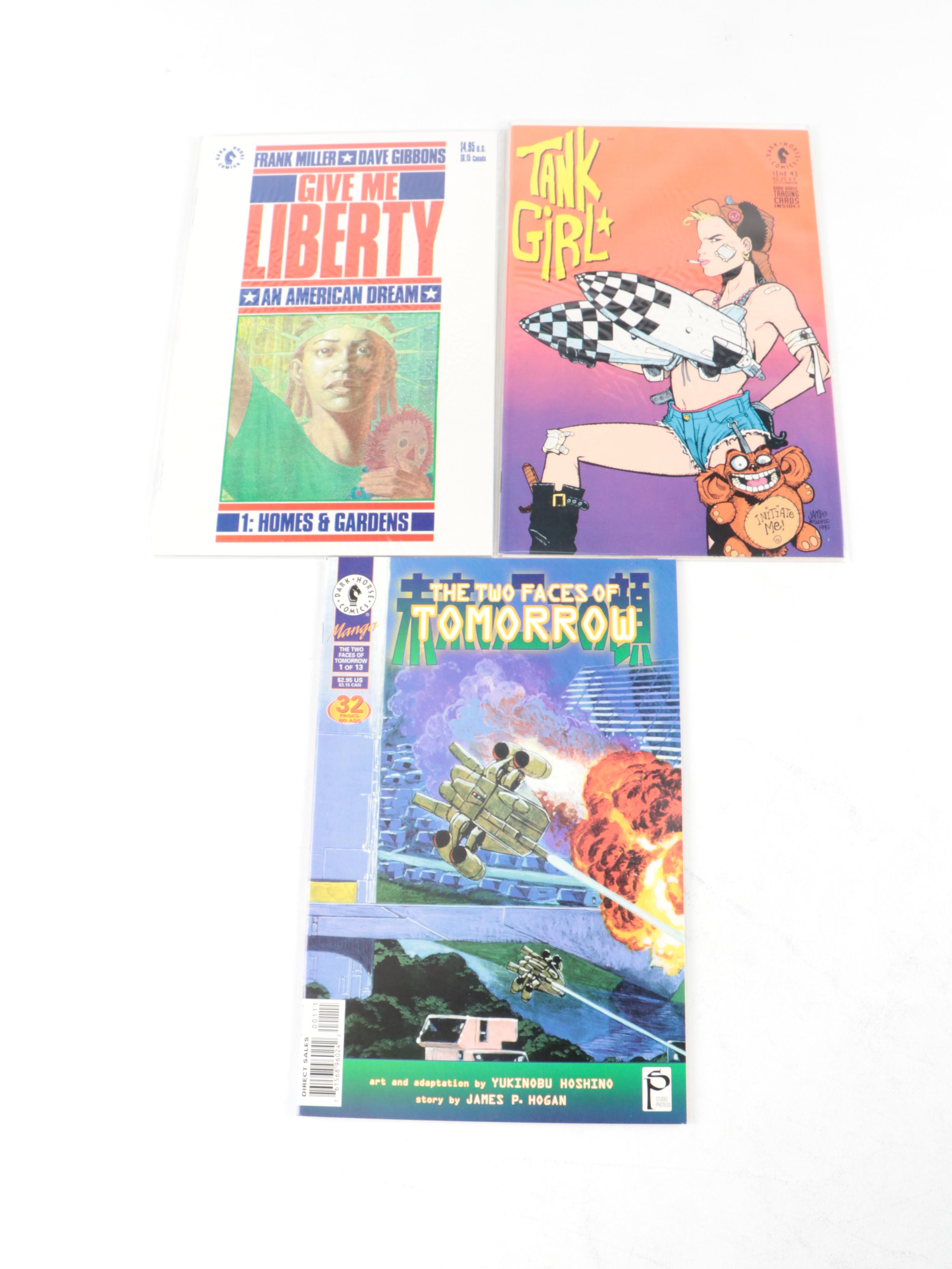Modern Age "Tank Girl", "The Two Faces of Tomorrow", and More Comic Books