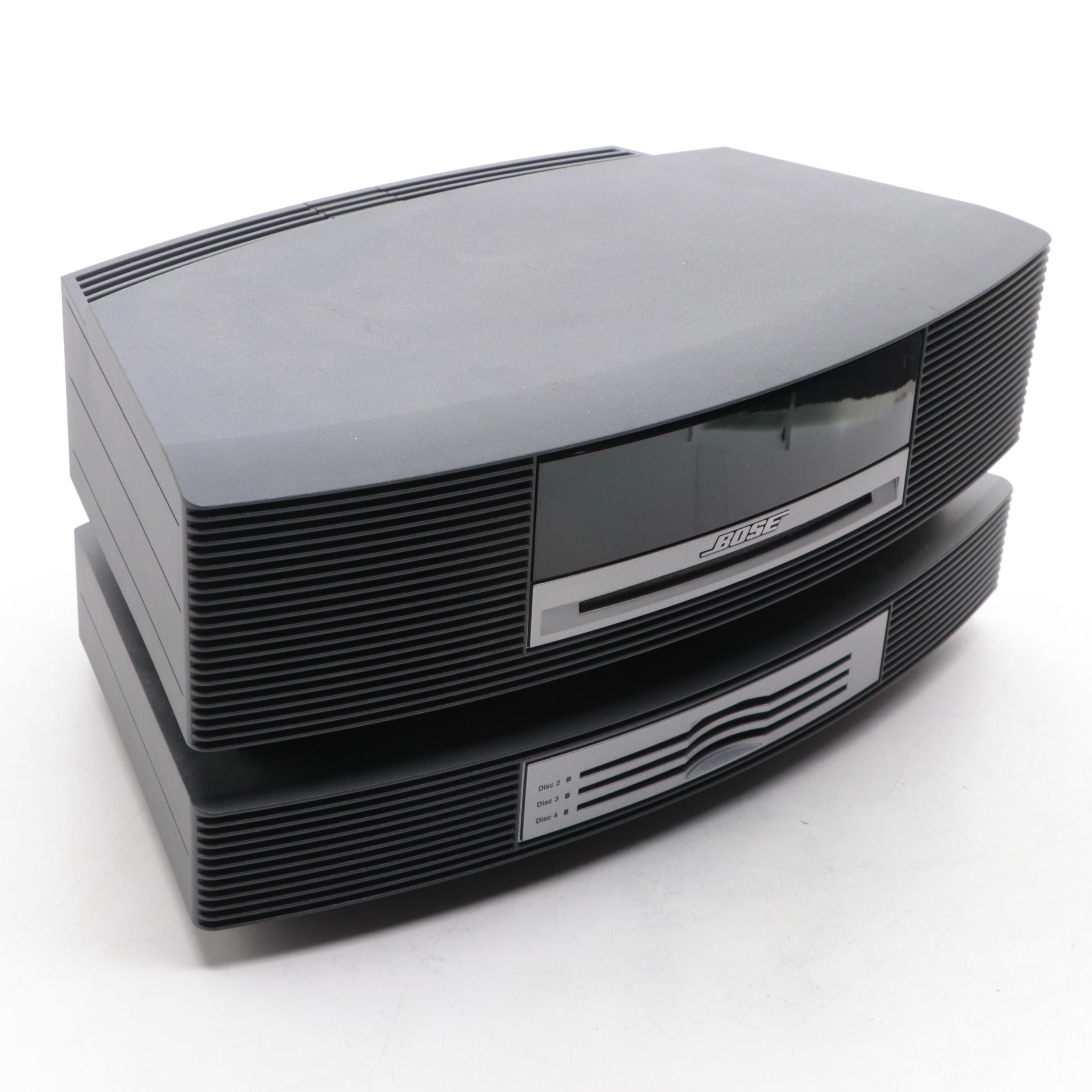 Bose Wave Radio with CD Player, Multi-CD Changer and Remotes
