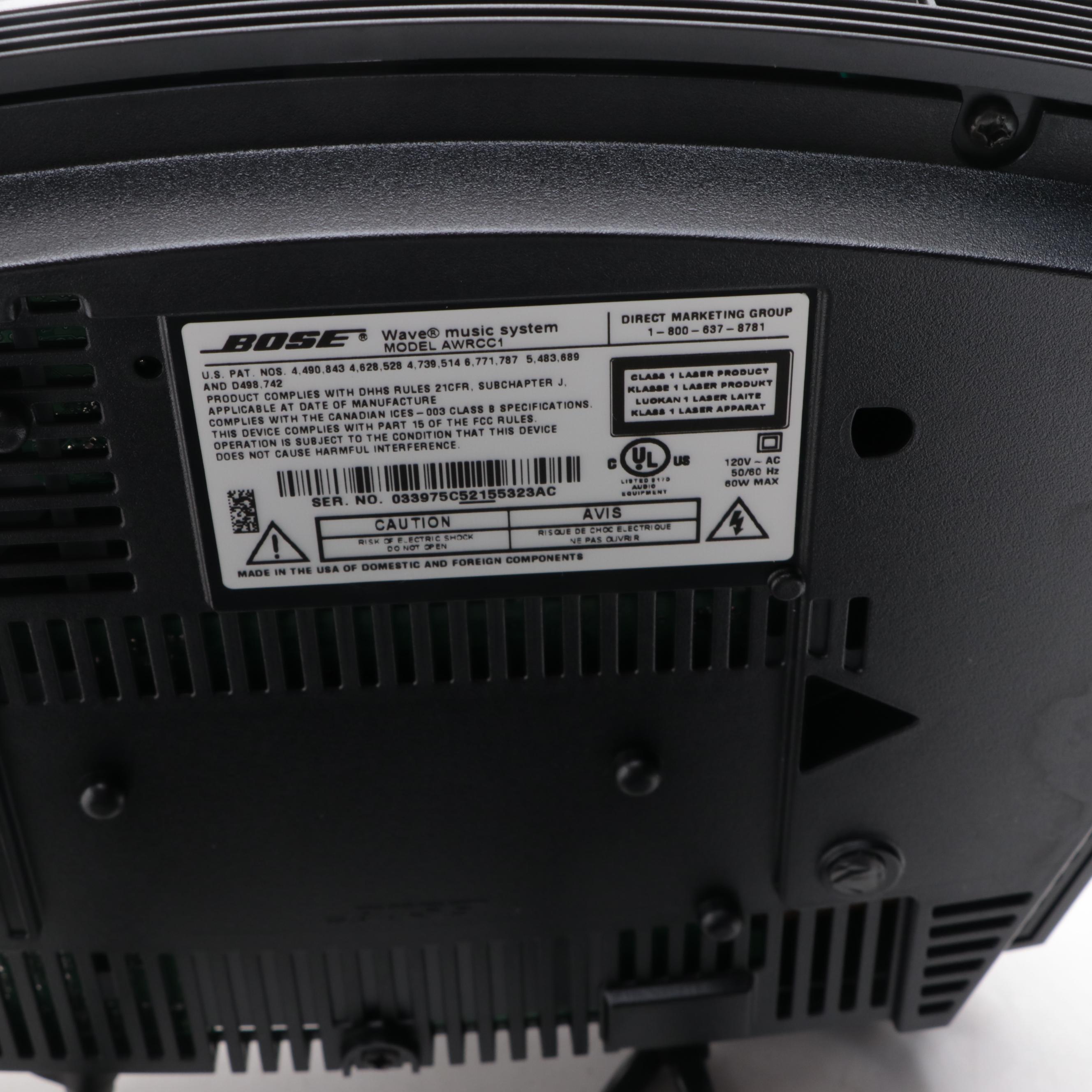 Bose Wave Radio with CD Player, Multi-CD Changer and Remotes