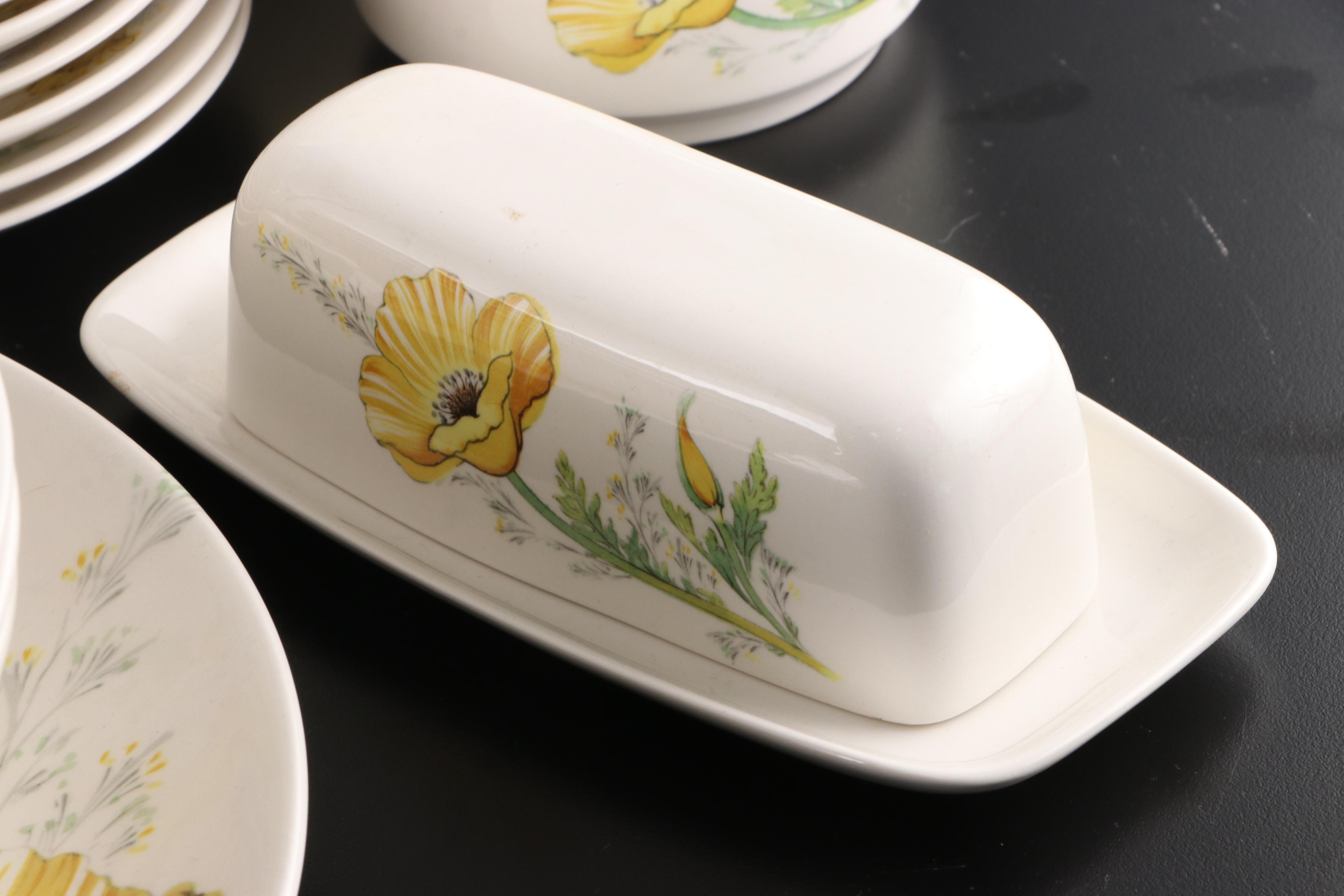Noritake "Buttercup" Ceramic Dinnerware, 1972-1979
