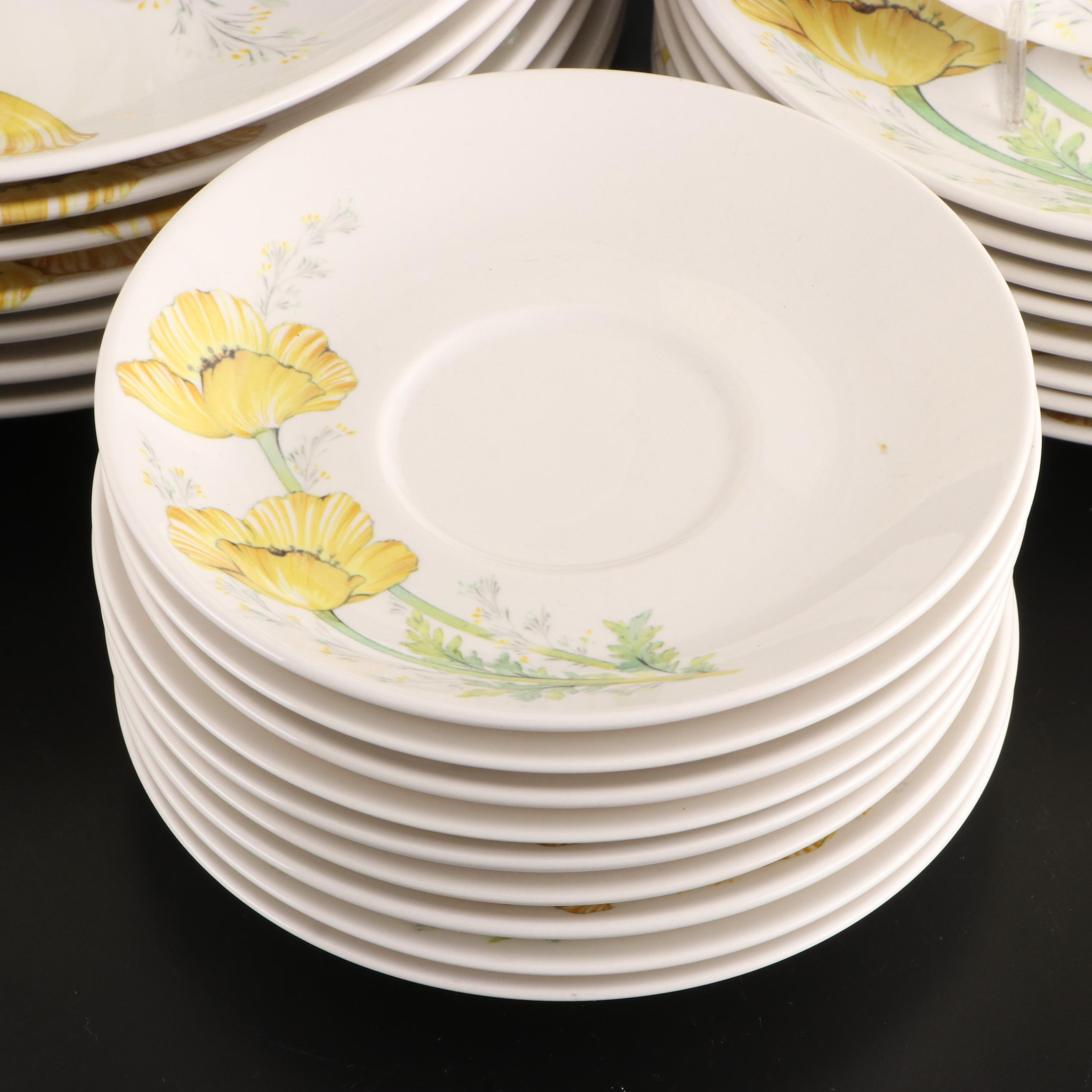 Noritake "Buttercup" Ceramic Dinnerware, 1972-1979