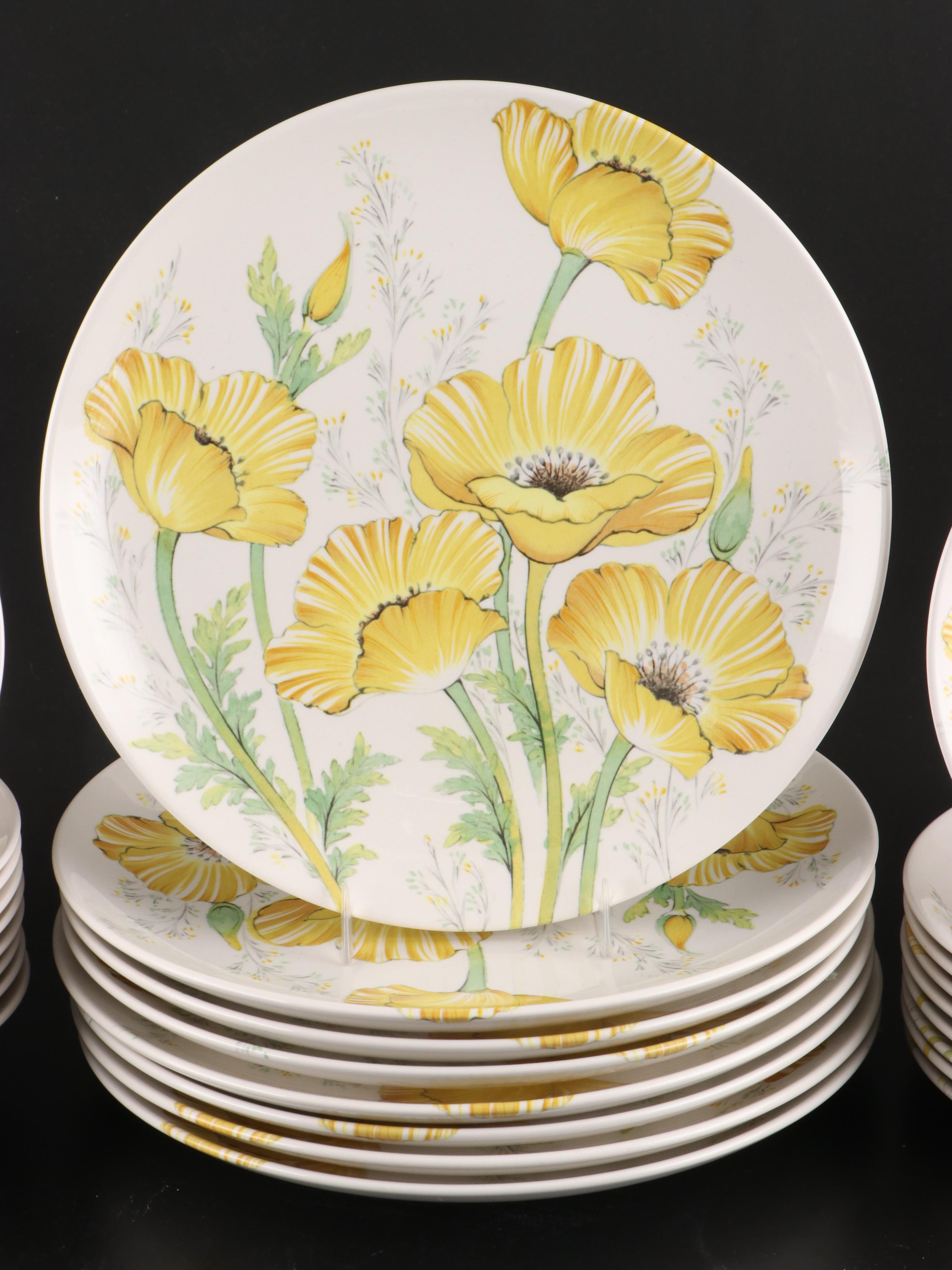Noritake "Buttercup" Ceramic Dinnerware, 1972-1979