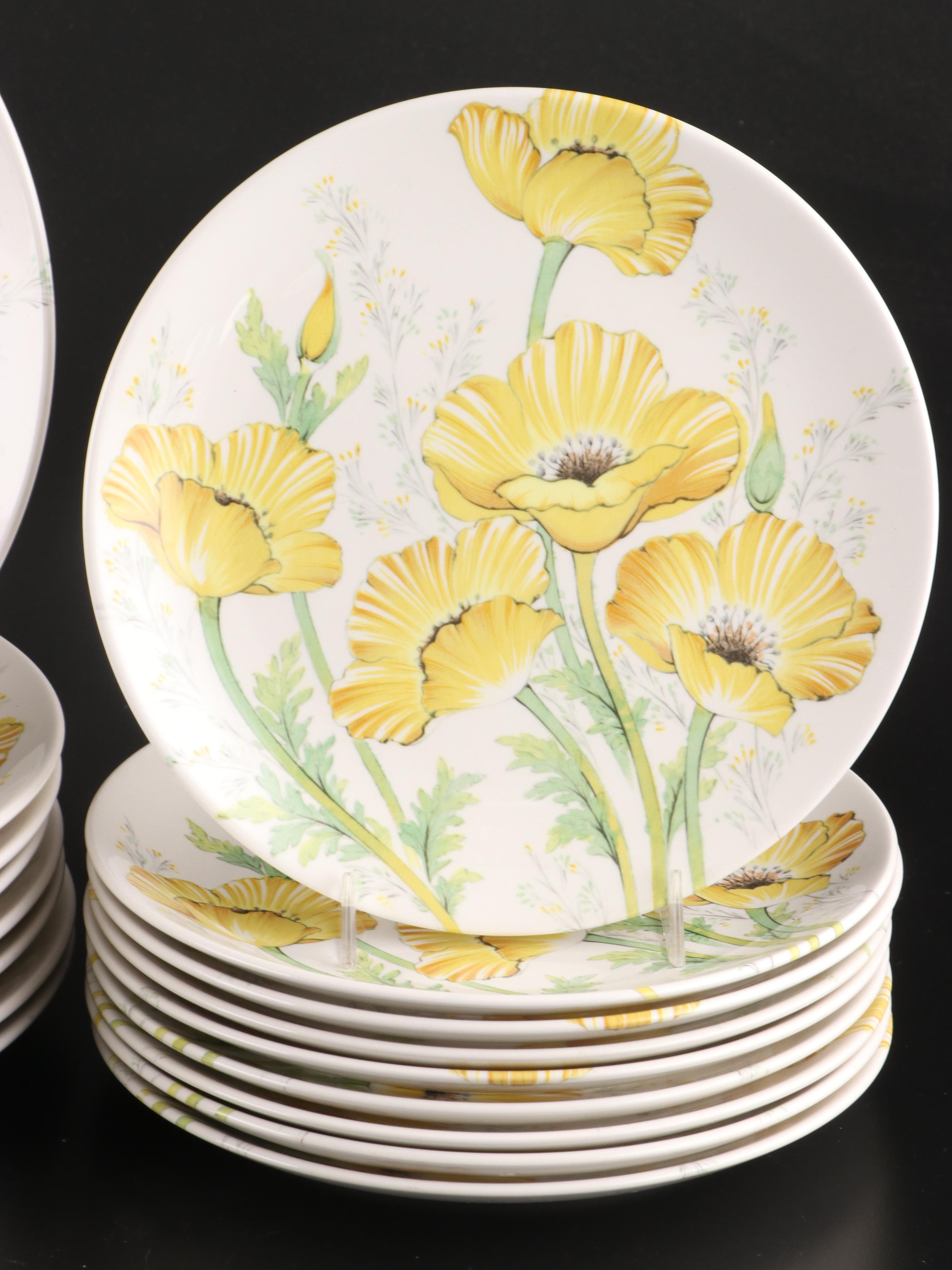 Noritake "Buttercup" Ceramic Dinnerware, 1972-1979