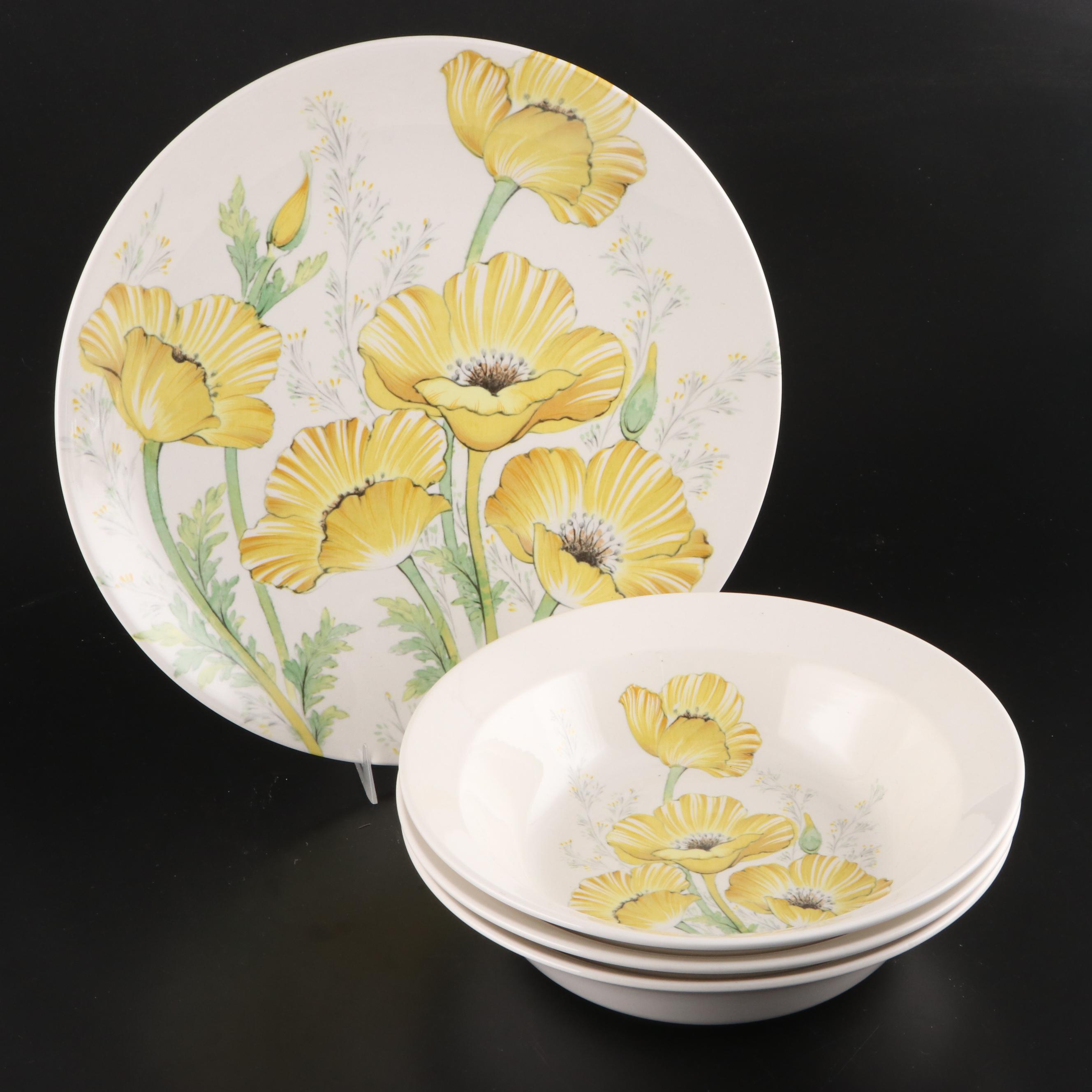 Noritake "Buttercup" Ceramic Dinnerware, 1972-1979