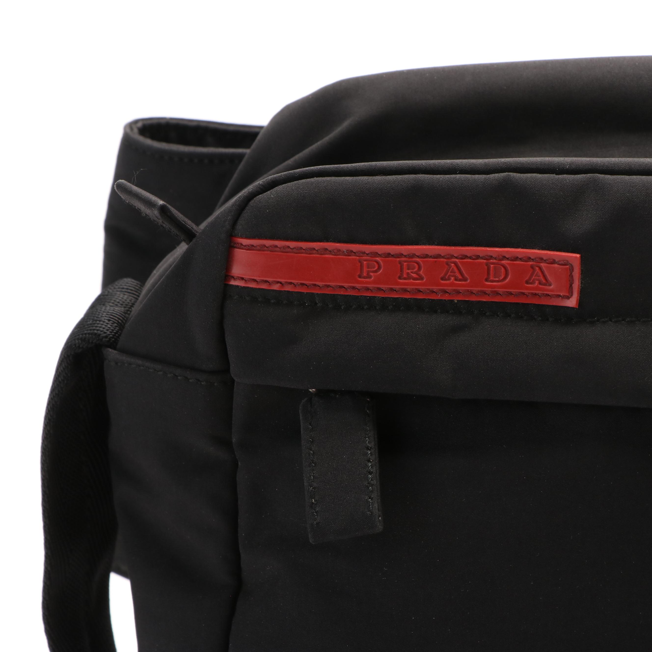 Prada Black Sport Nylon Belt Bag