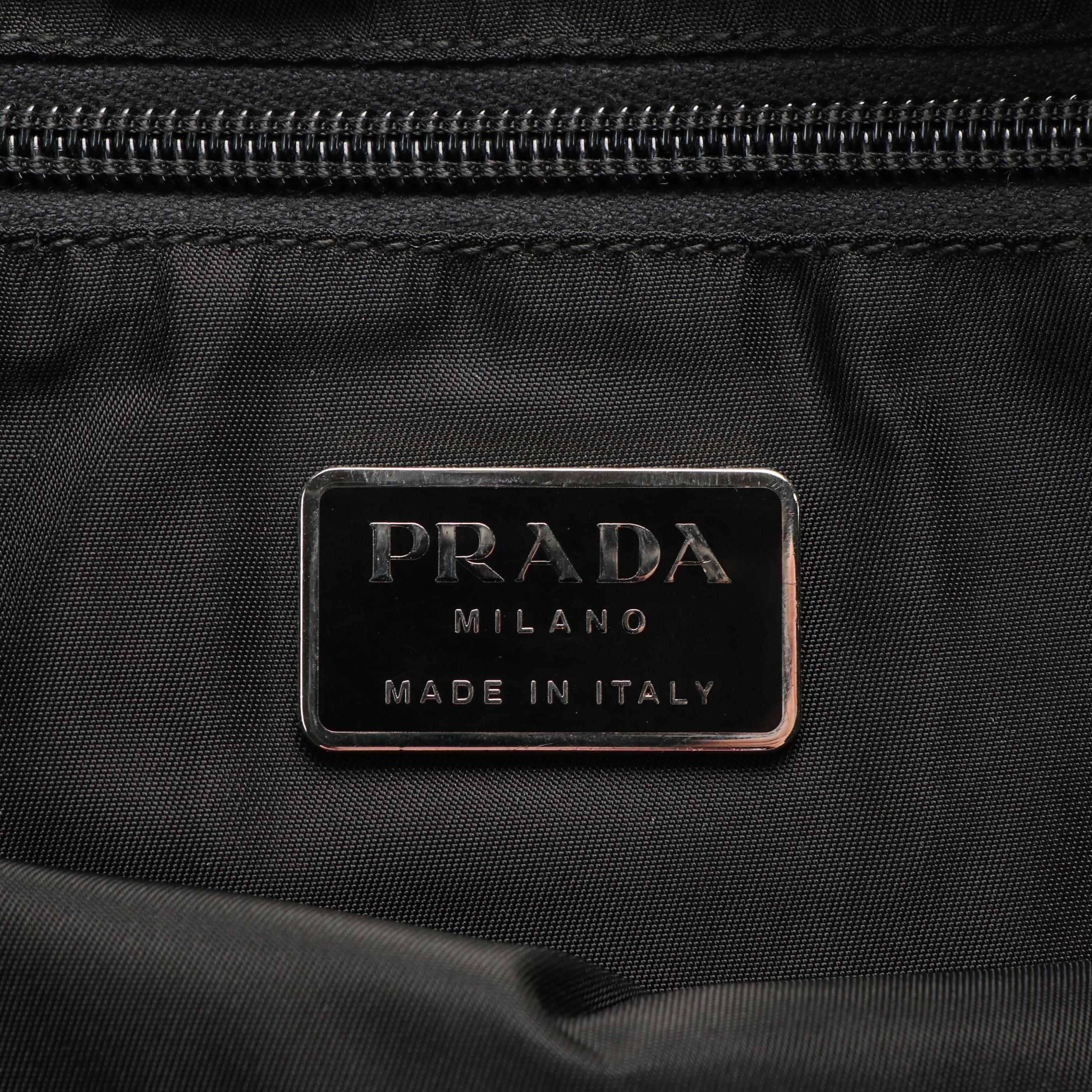 Prada Black Sport Nylon Belt Bag