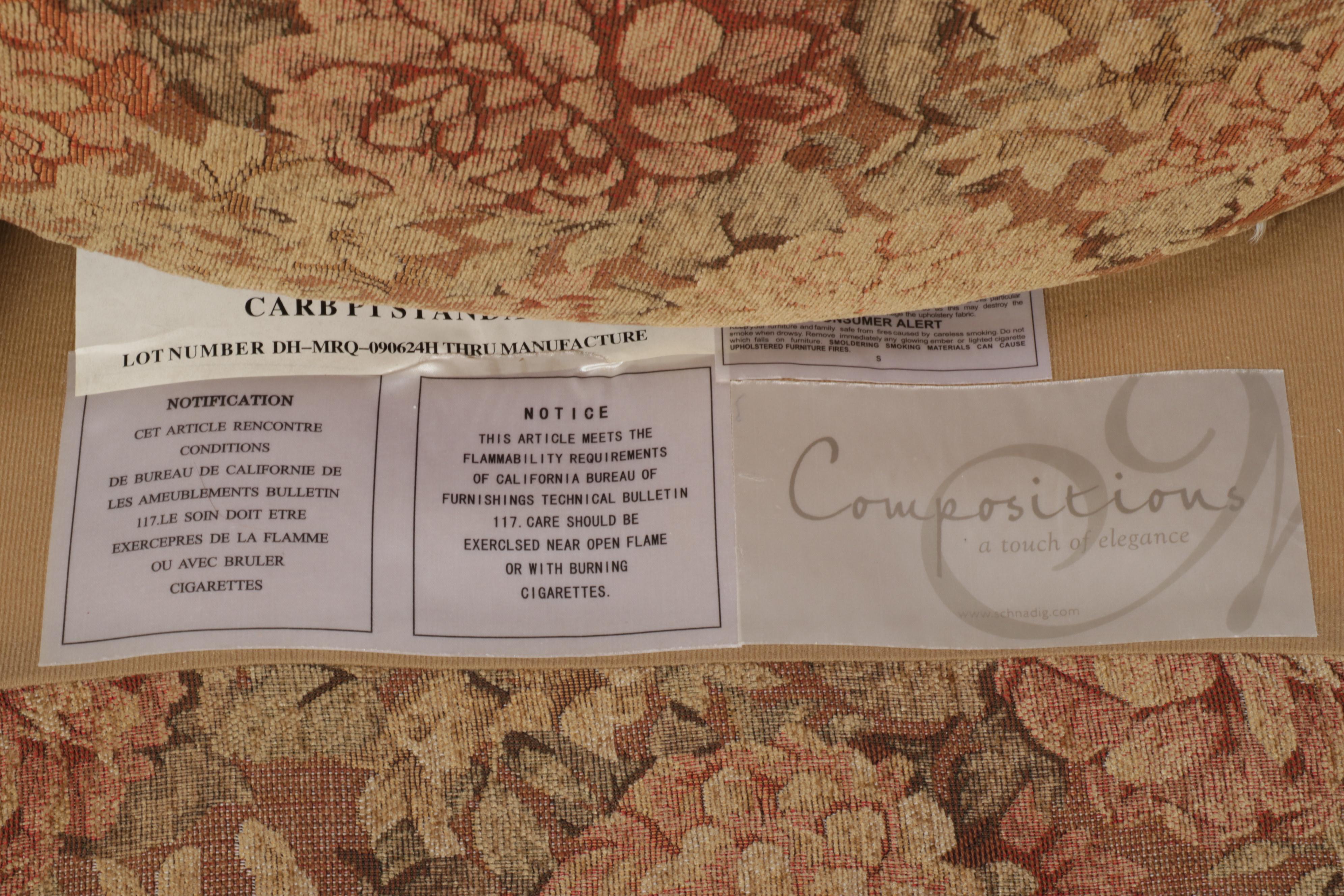 Monarchy for Schnadig "Compositions" Buttoned-Down Easy Armchair