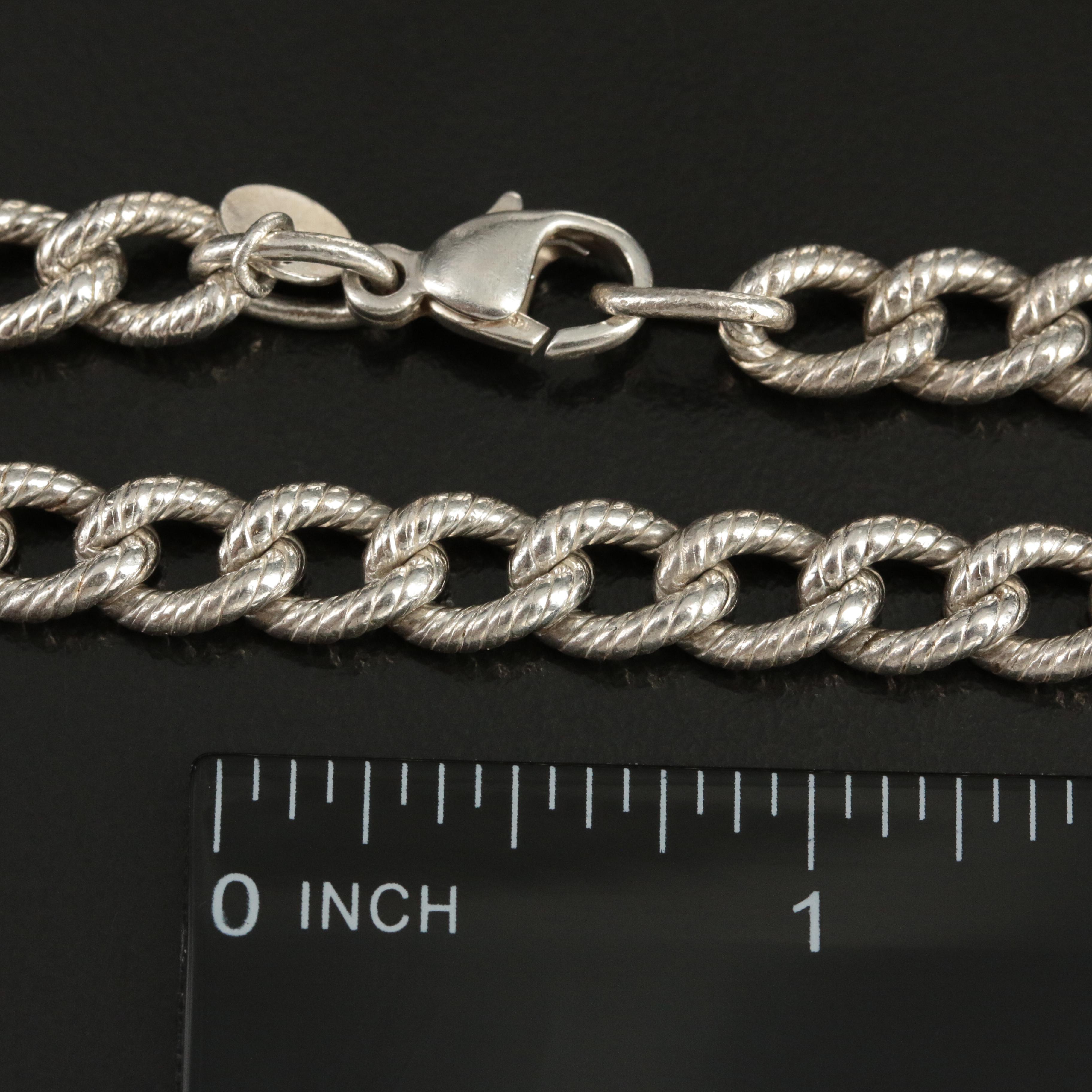 Tiffany & Co Sterling Twisted Cable Chain