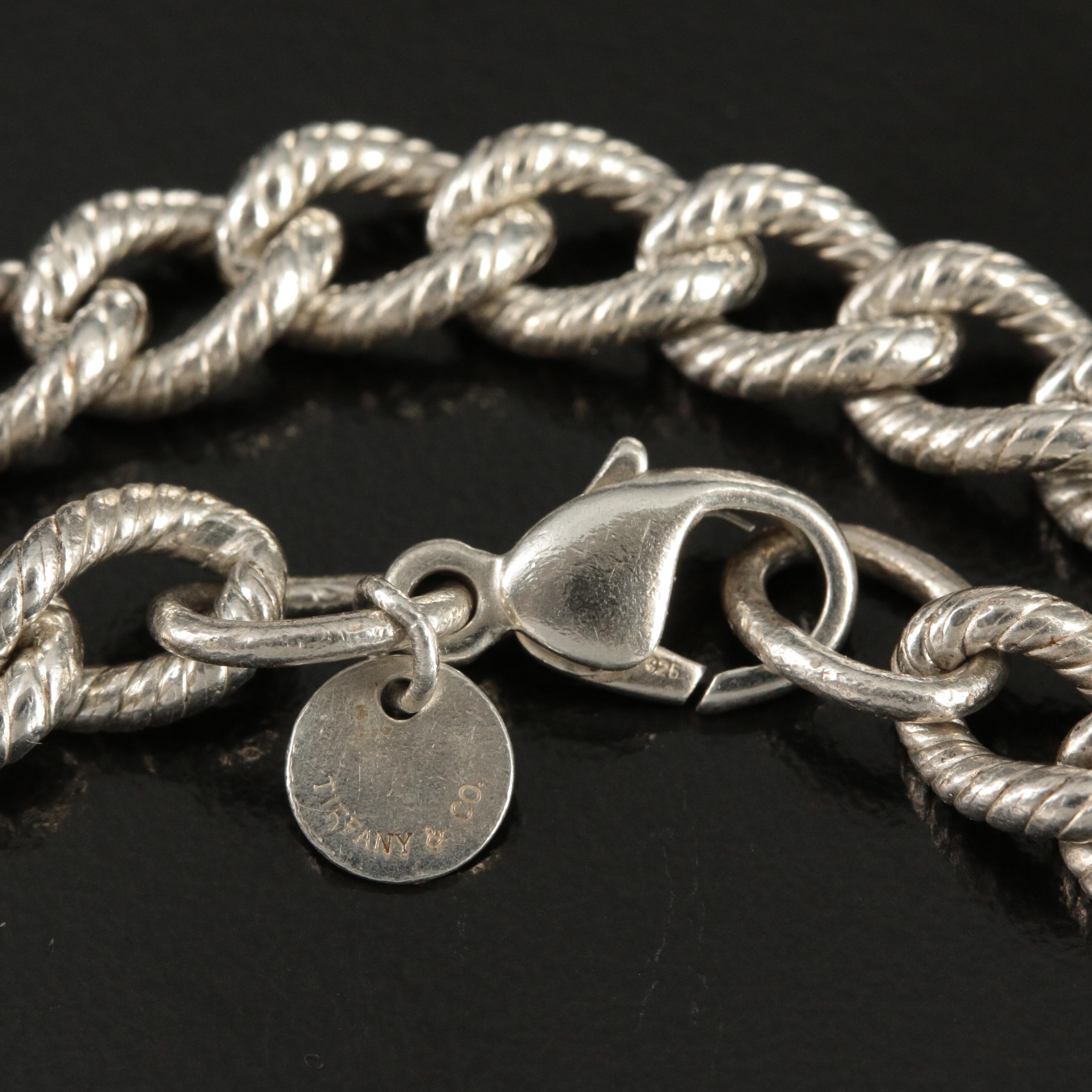 Tiffany & Co Sterling Twisted Cable Chain