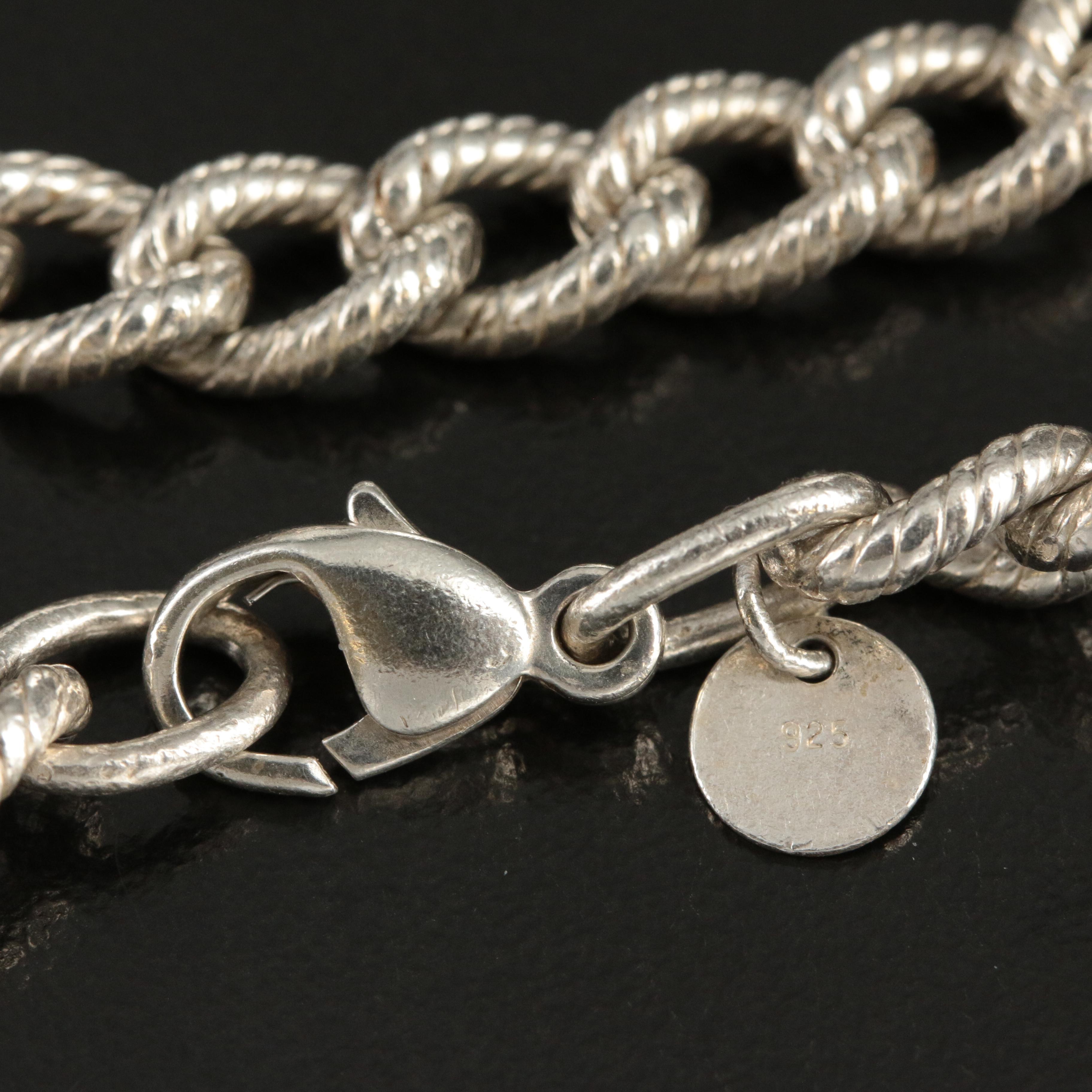 Tiffany & Co Sterling Twisted Cable Chain
