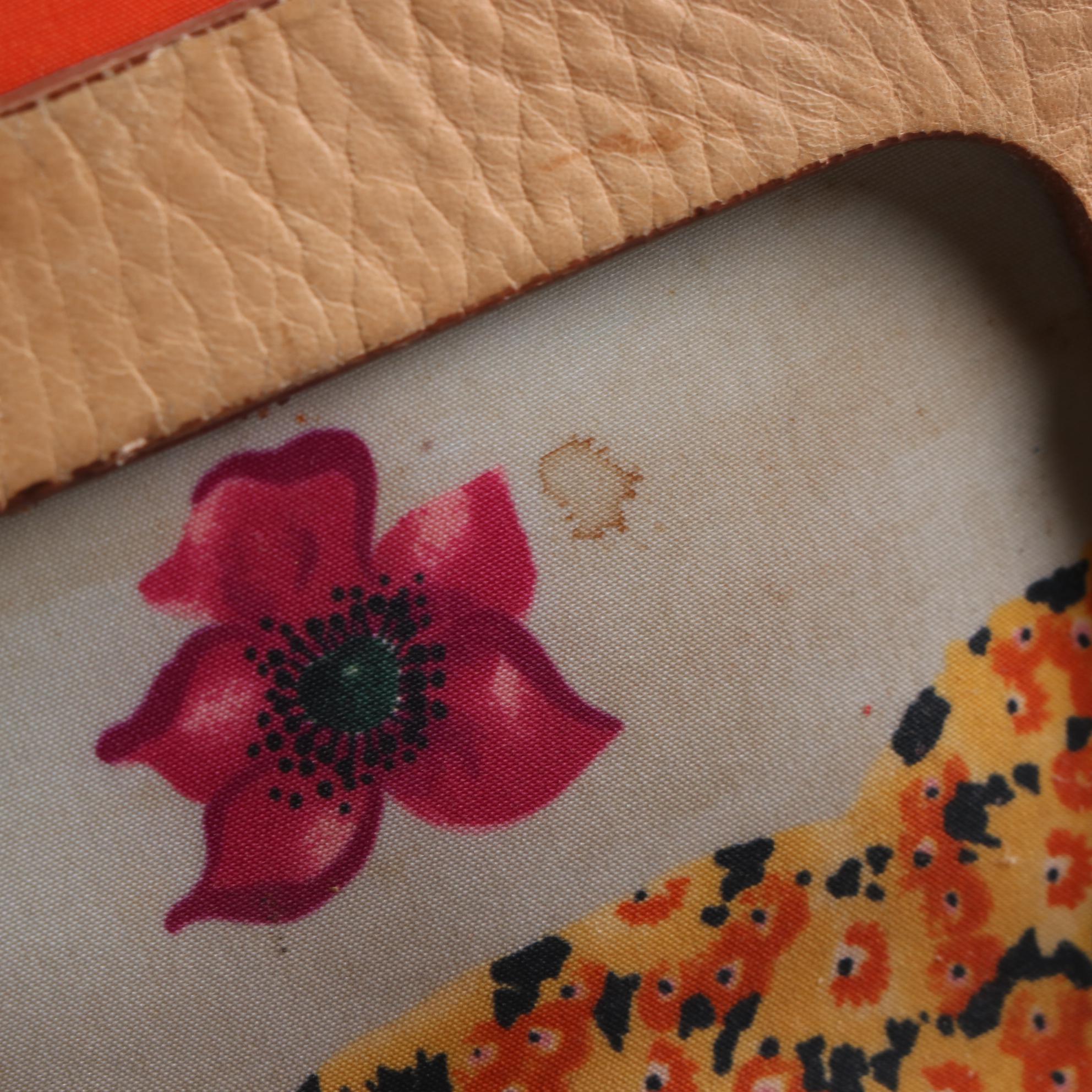 Salvatore Ferragamo Printed Textile and Leather Shoulder Bag