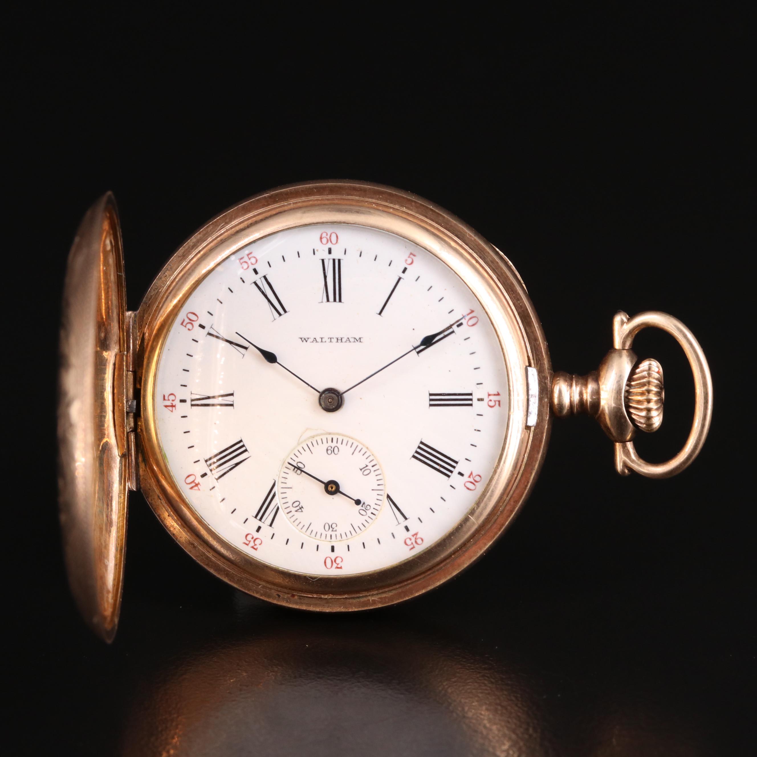 1909 Waltham Size 6 Gold-Filled Pocket Watch