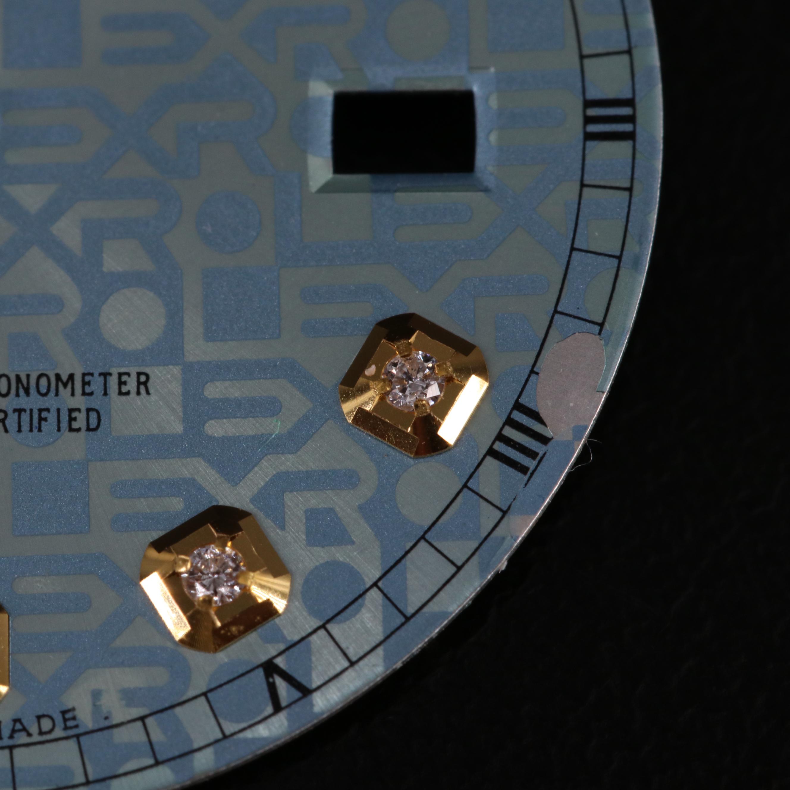 Rolex Aftermarket Diamond Day-Date Dial