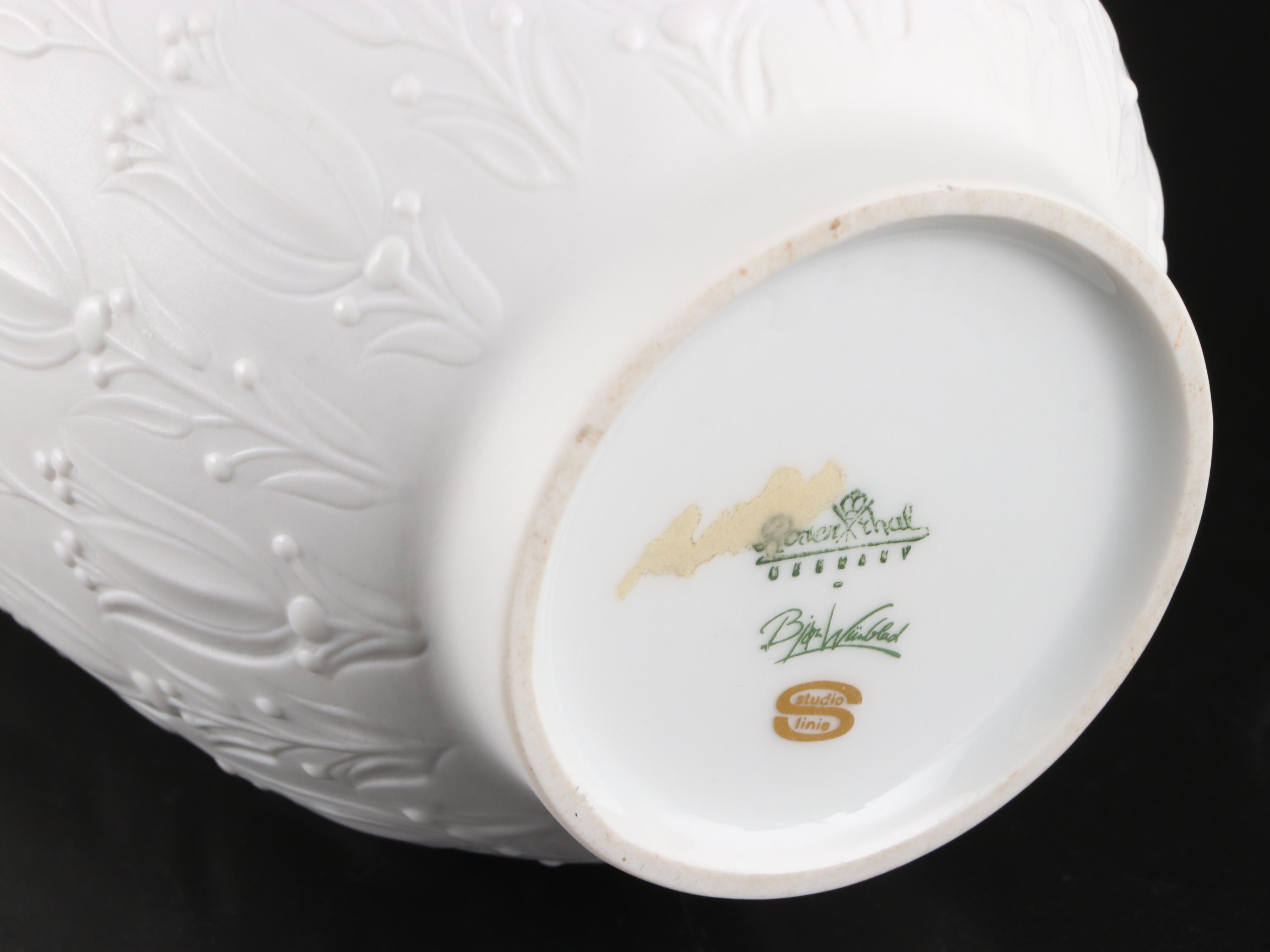 Rosenthal Bijon Winnbald with Crystalline Vase and Other Tableware