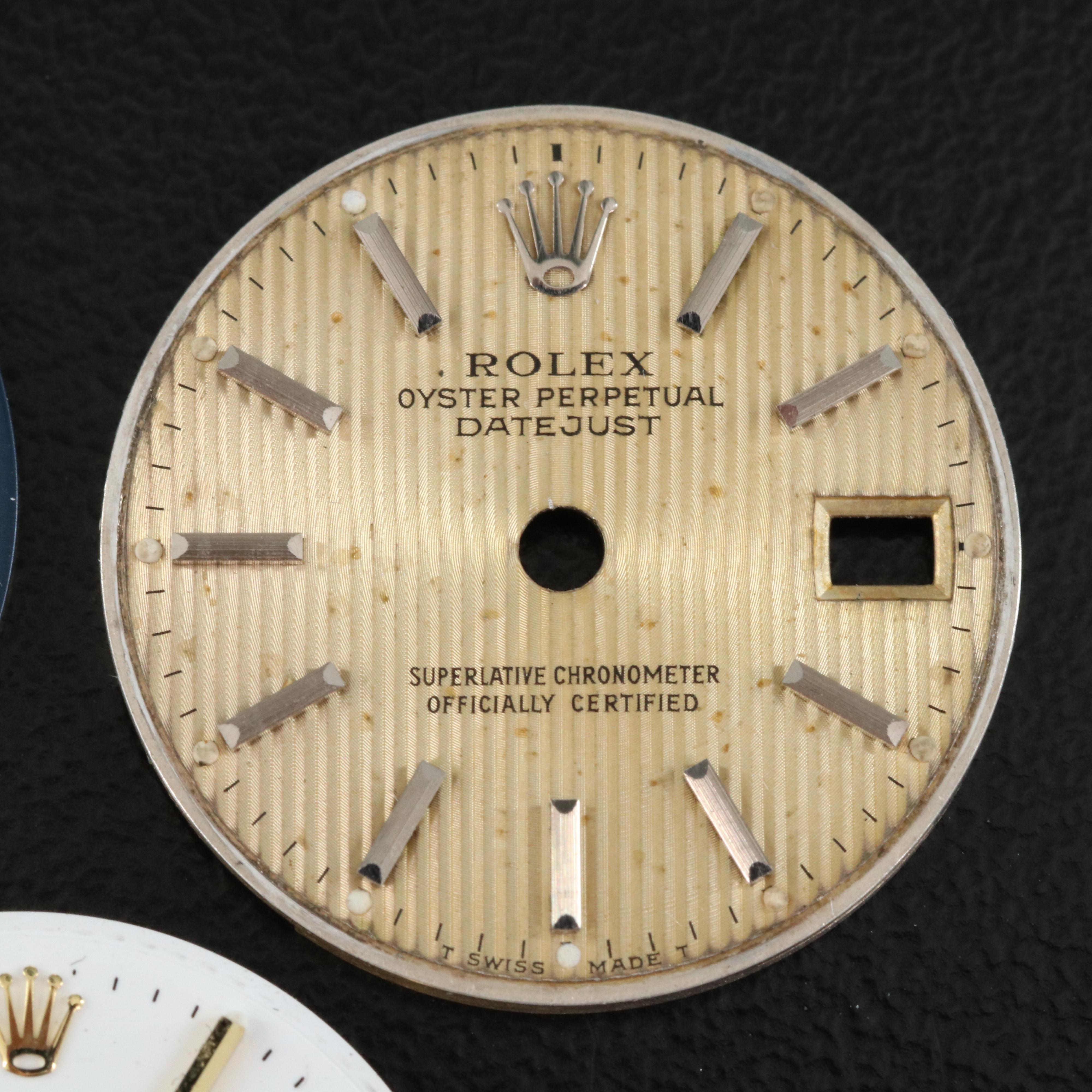 Three Rolex Dials