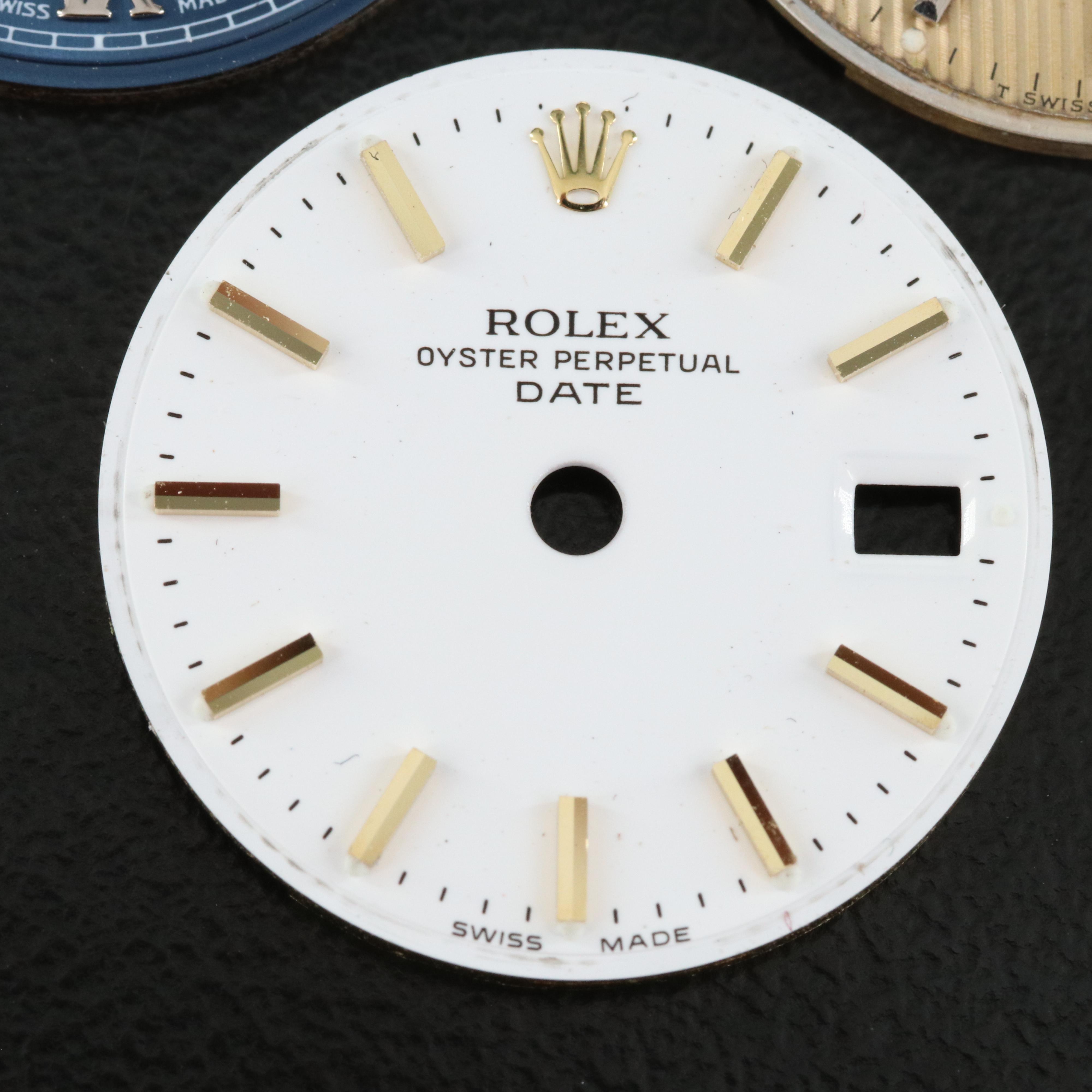 Three Rolex Dials