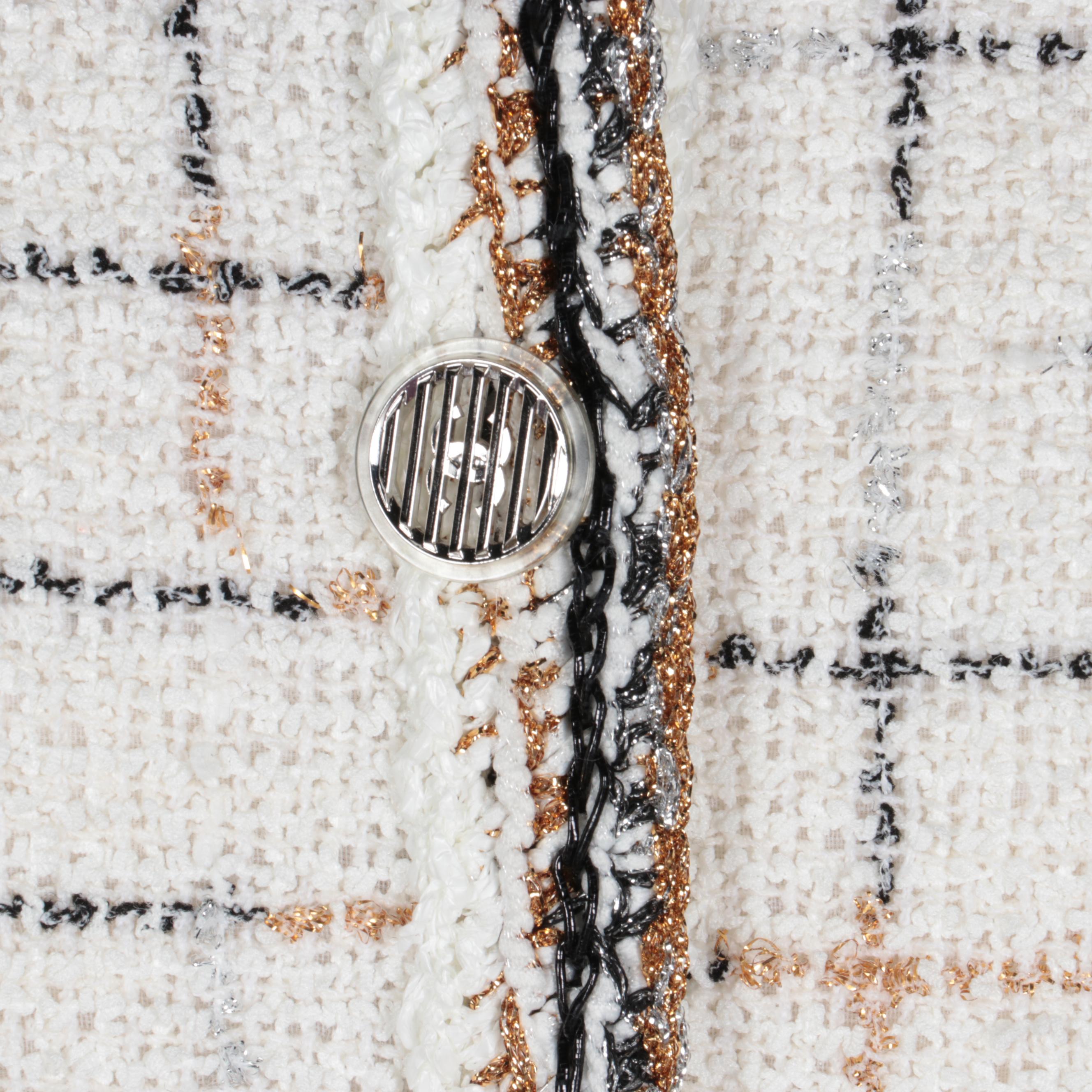 Chanel Fantasy Tweed Jacket with Braided Trim