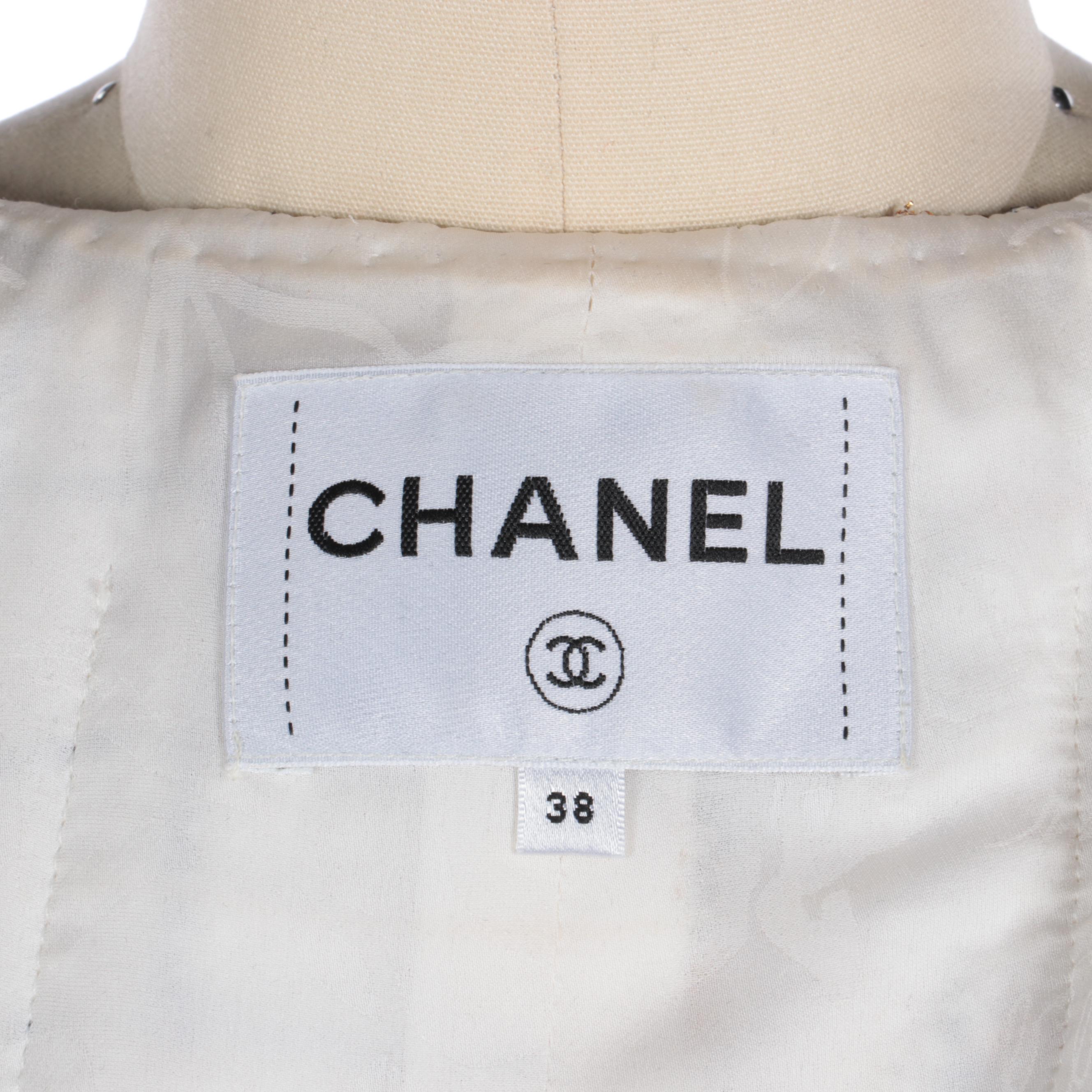 Chanel Fantasy Tweed Jacket with Braided Trim