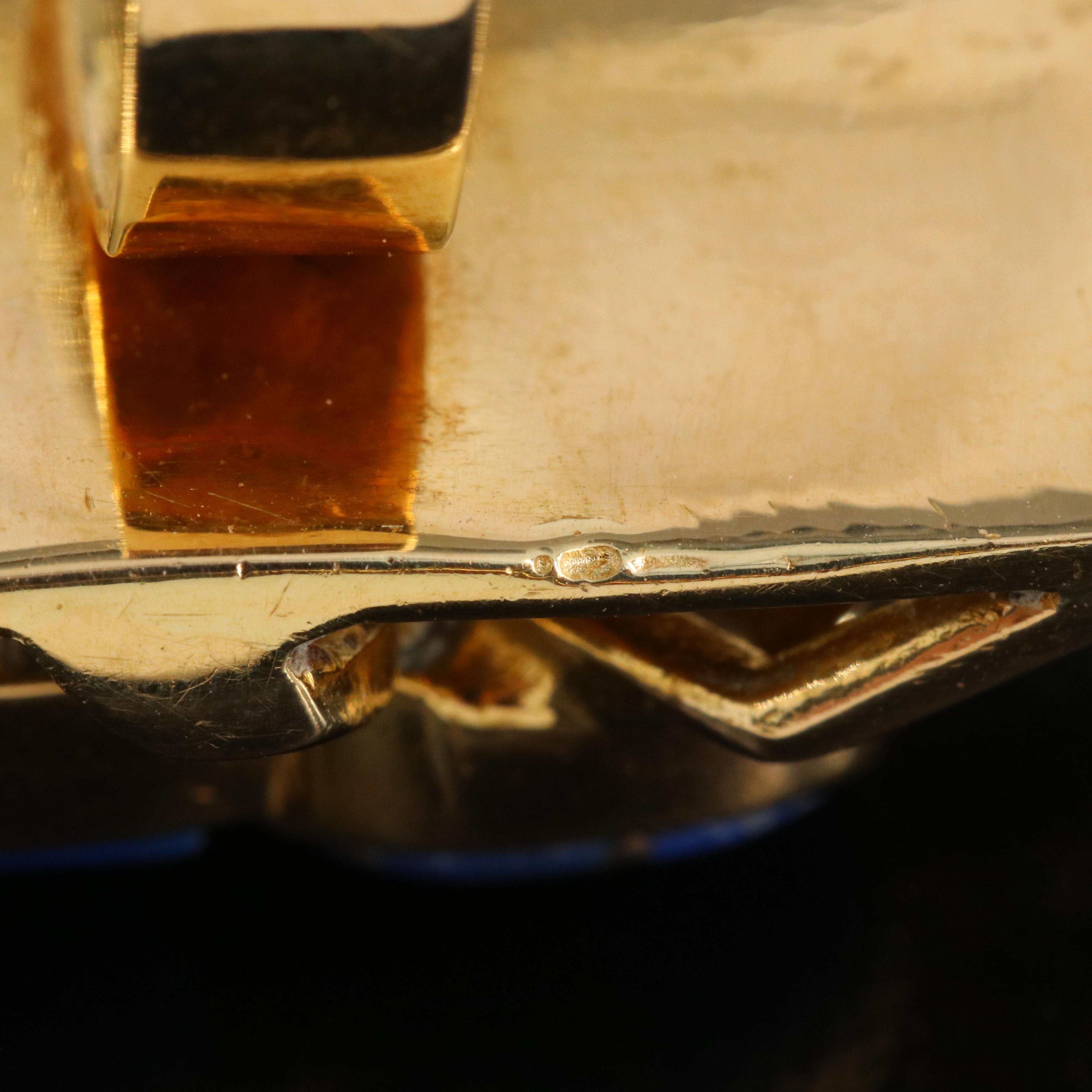 18K Lapis Lazuli and Turquoise Scarab Ring