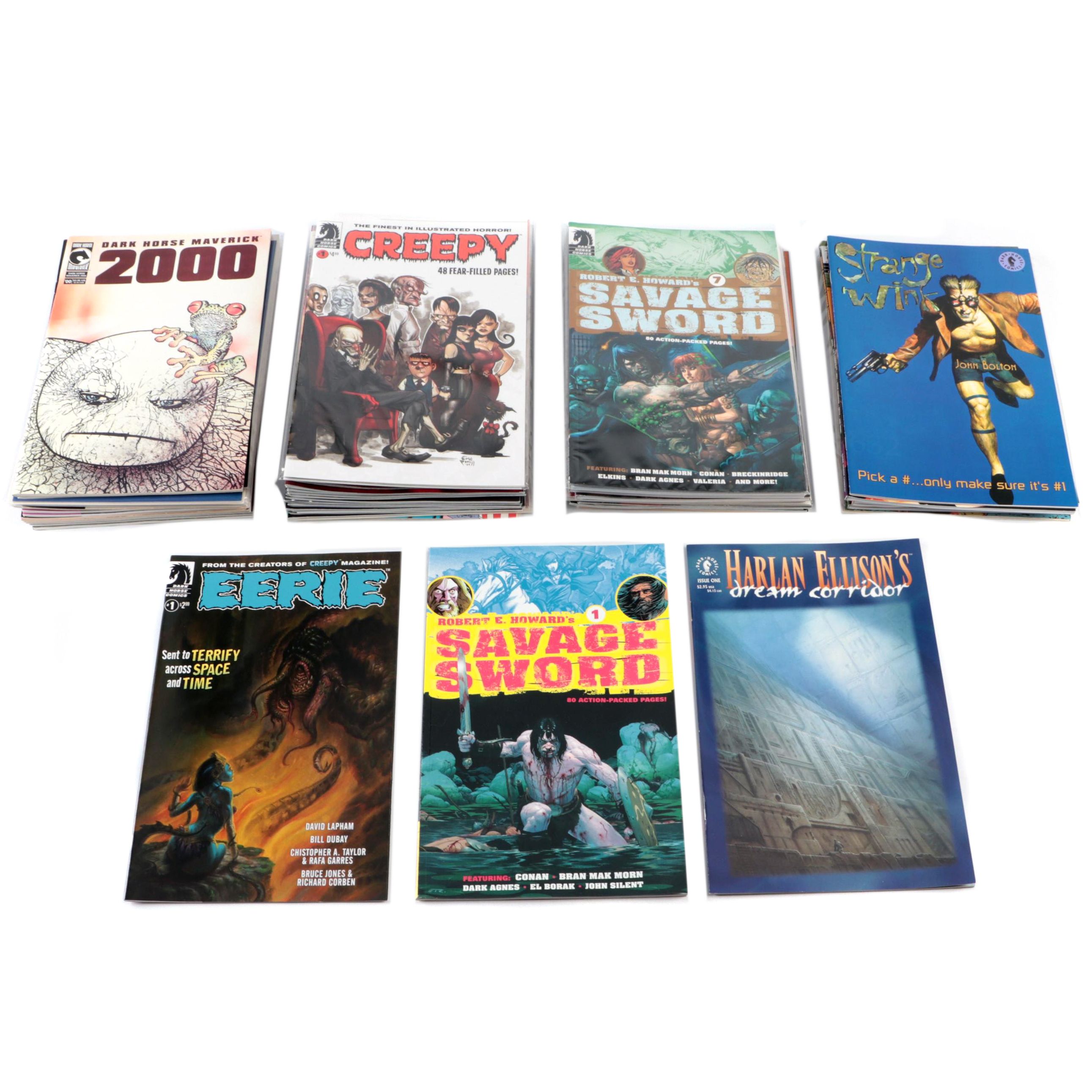 Modern Age "Dream Corridor", "Eerie", "Savage Sword", and More Comic Books