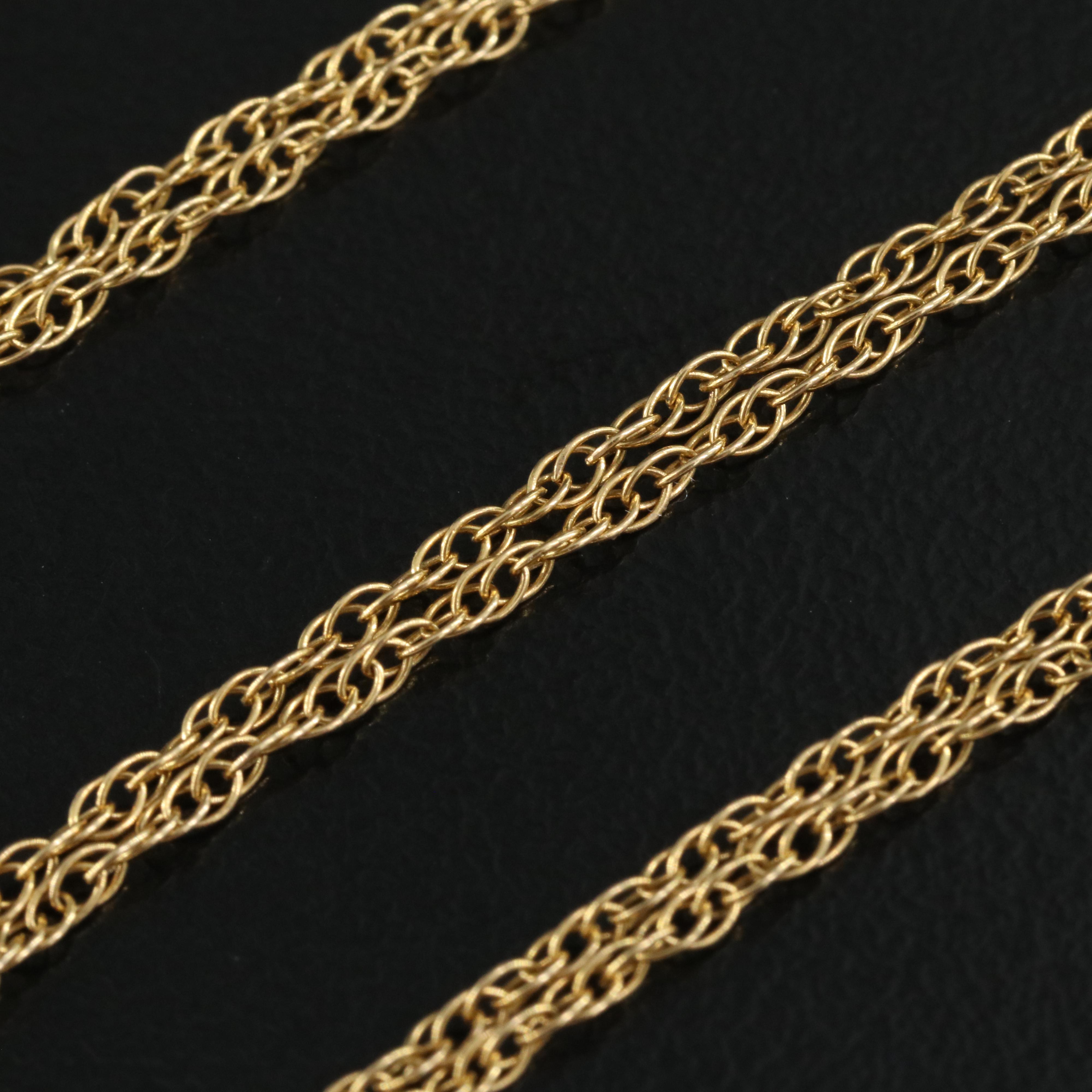 18K Singapore Chain Necklace