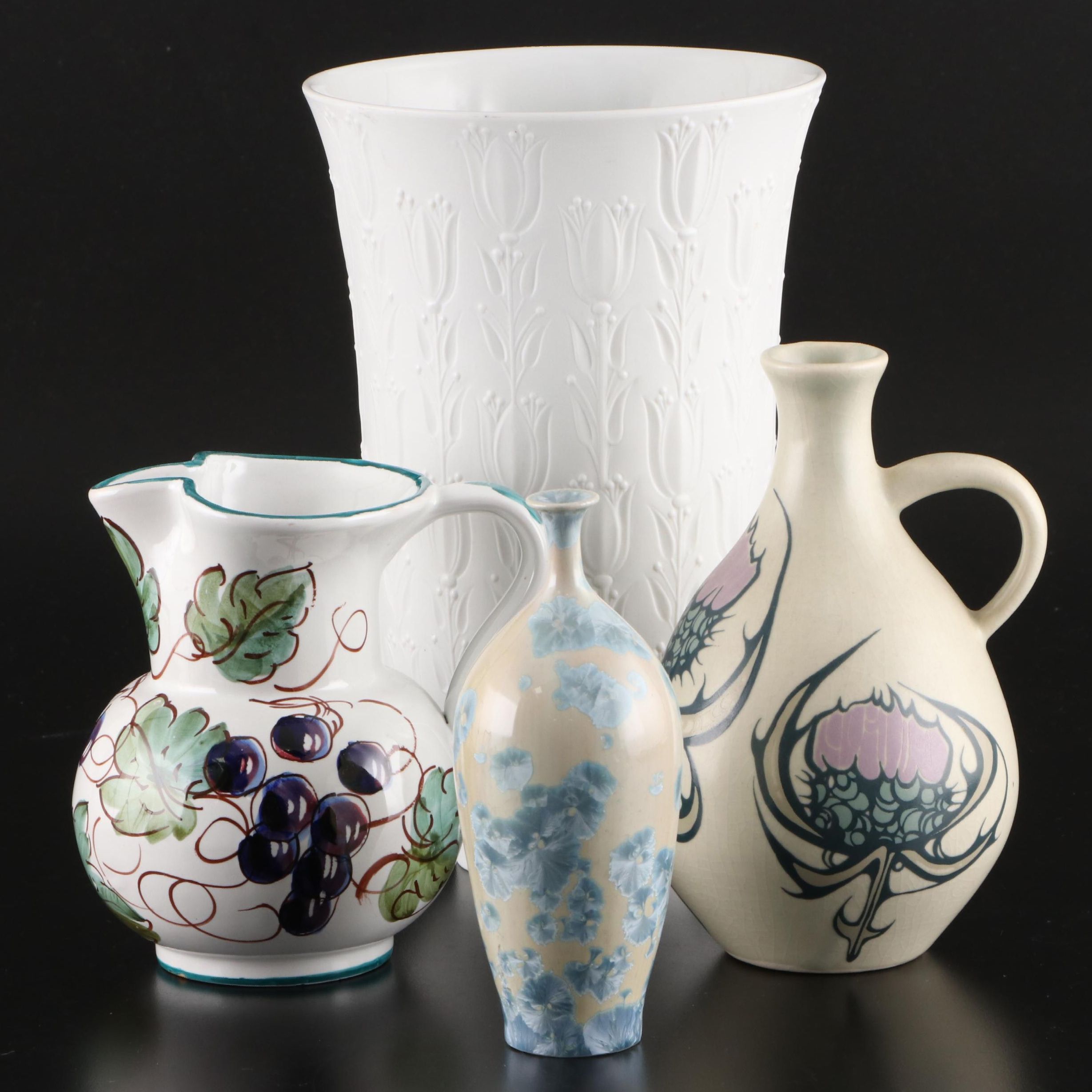 Rosenthal Bijon Winnbald with Crystalline Vase and Other Tableware