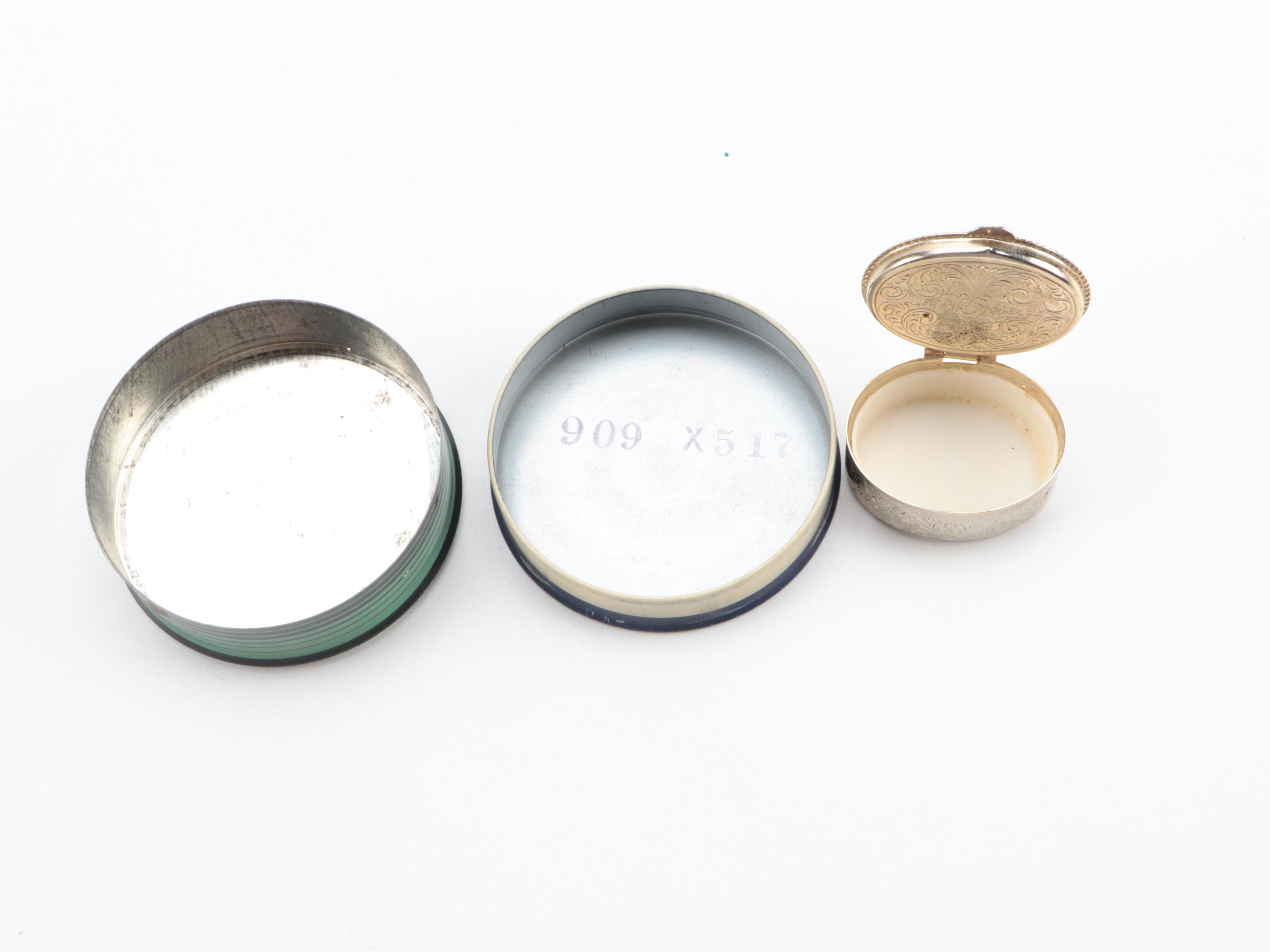 Embossed Leather Purse with Avon Magnifying Glass Pendant and More