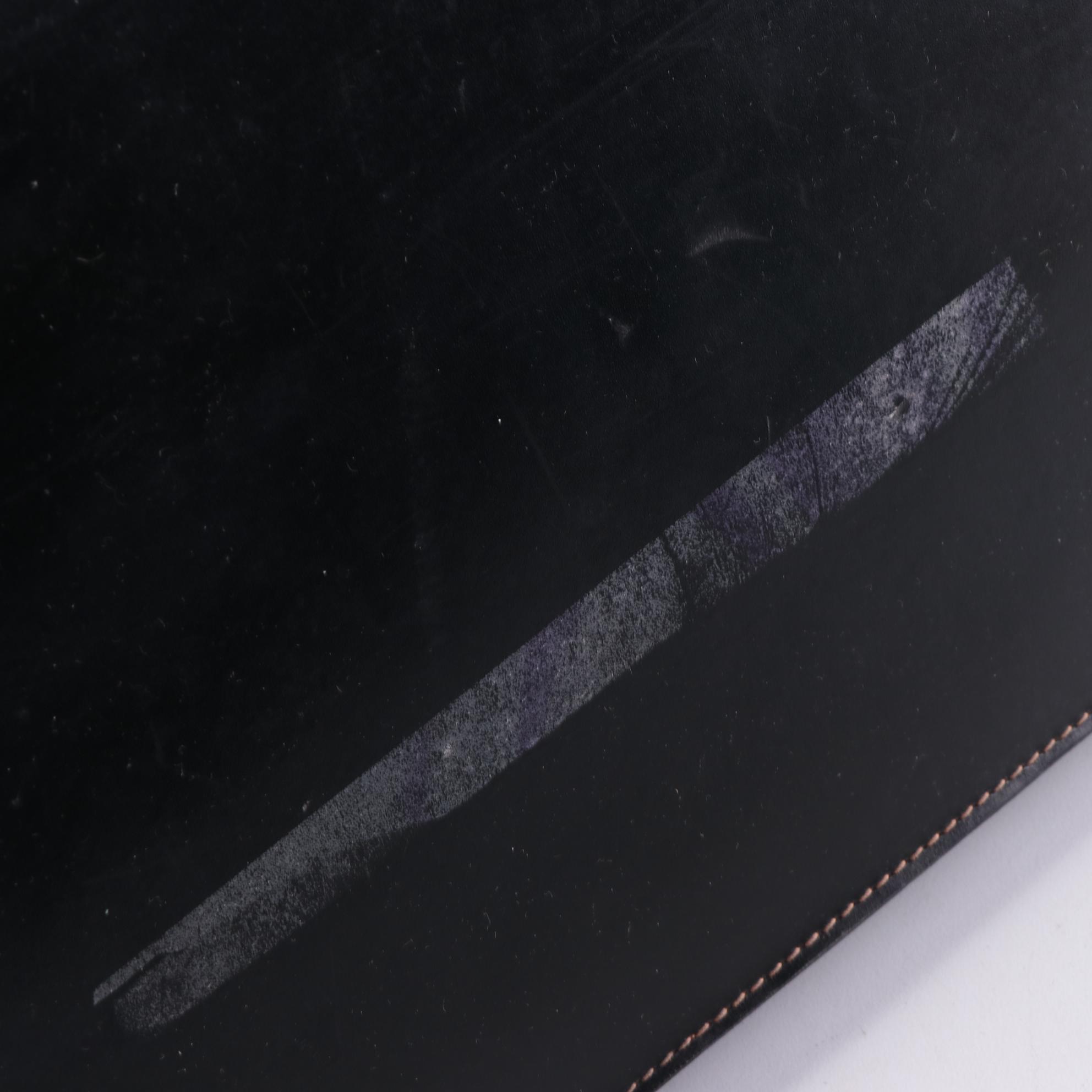 A. Testoni Locking Attaché Case in Leather