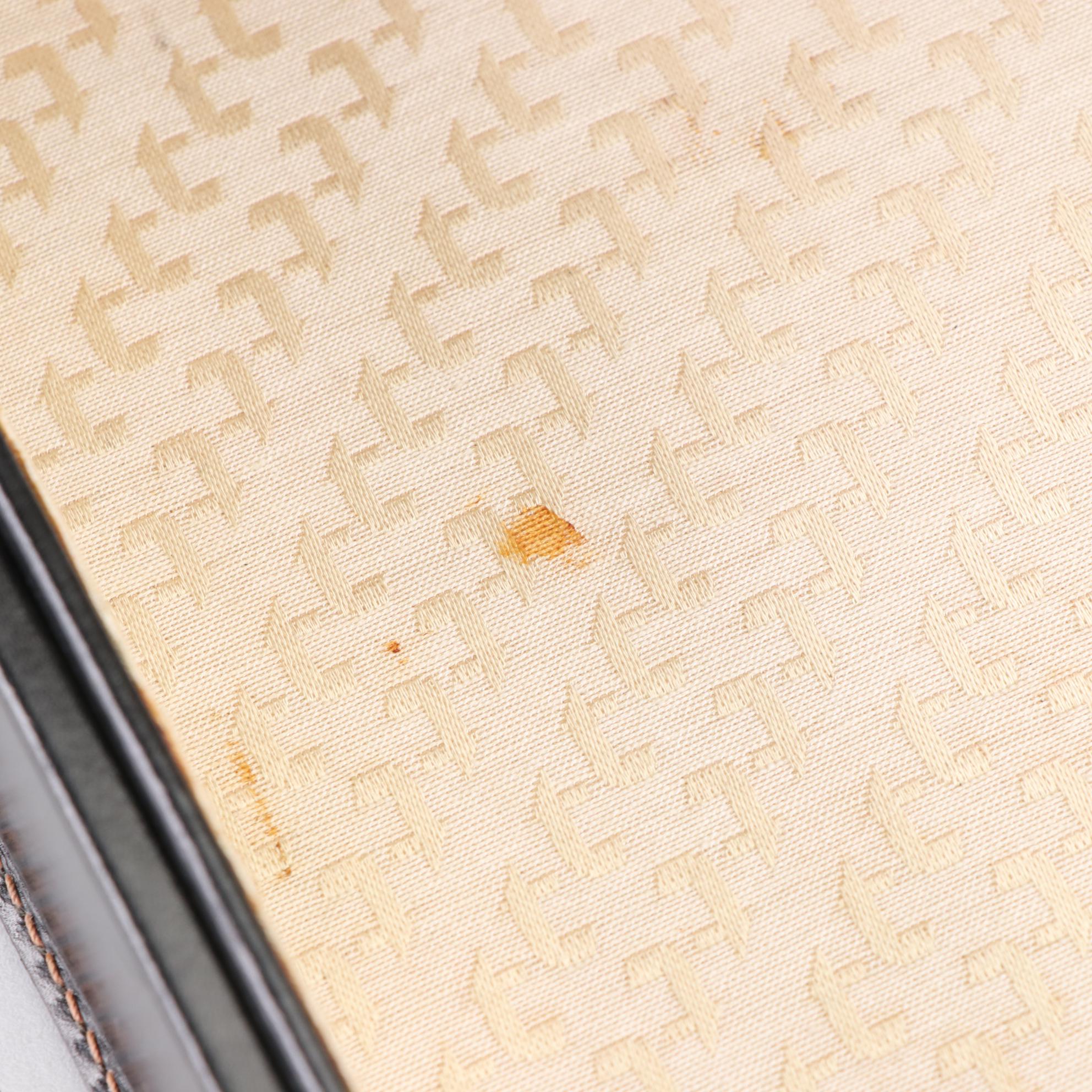 A. Testoni Locking Attaché Case in Leather