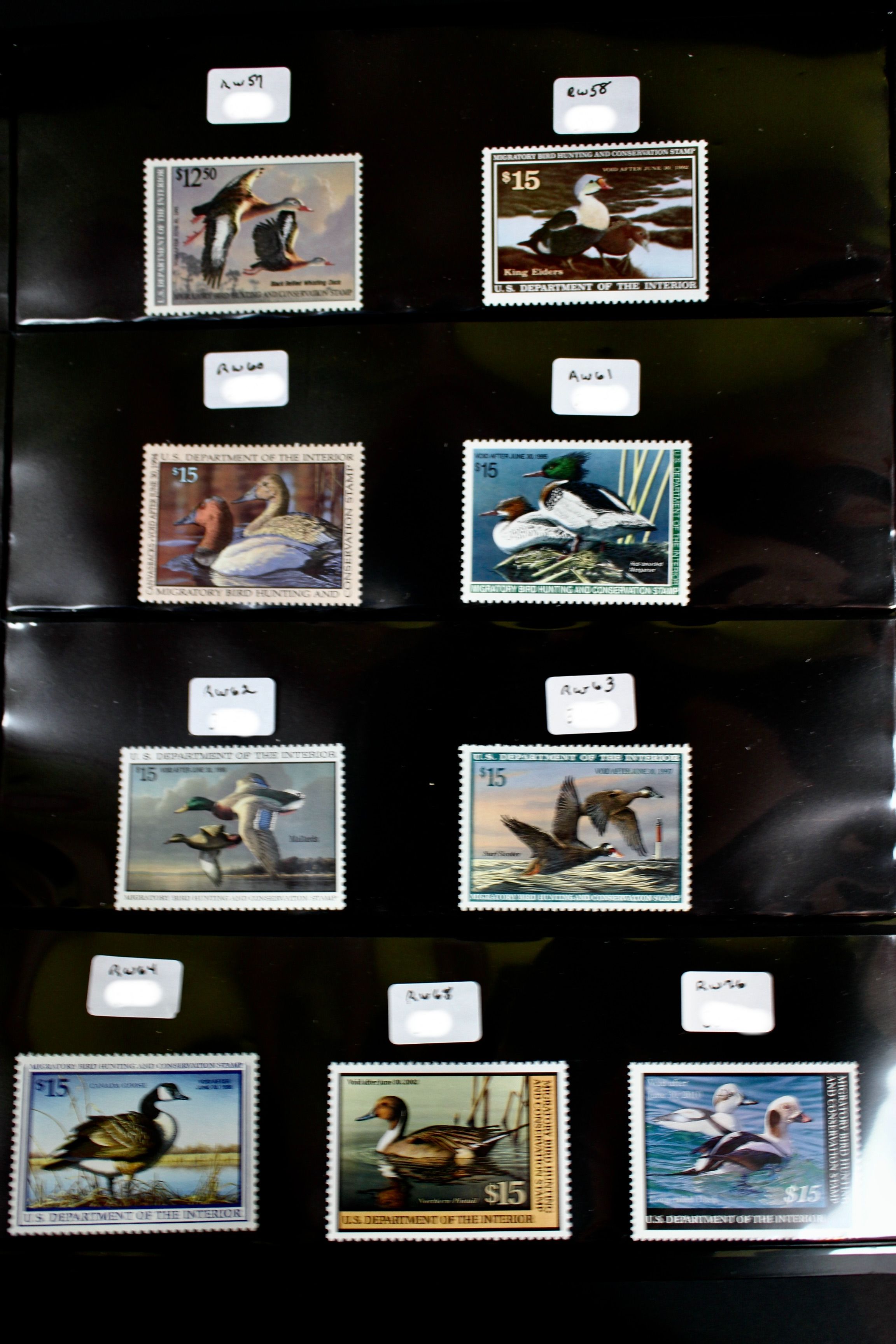 U.S. Duck Stamp Collection