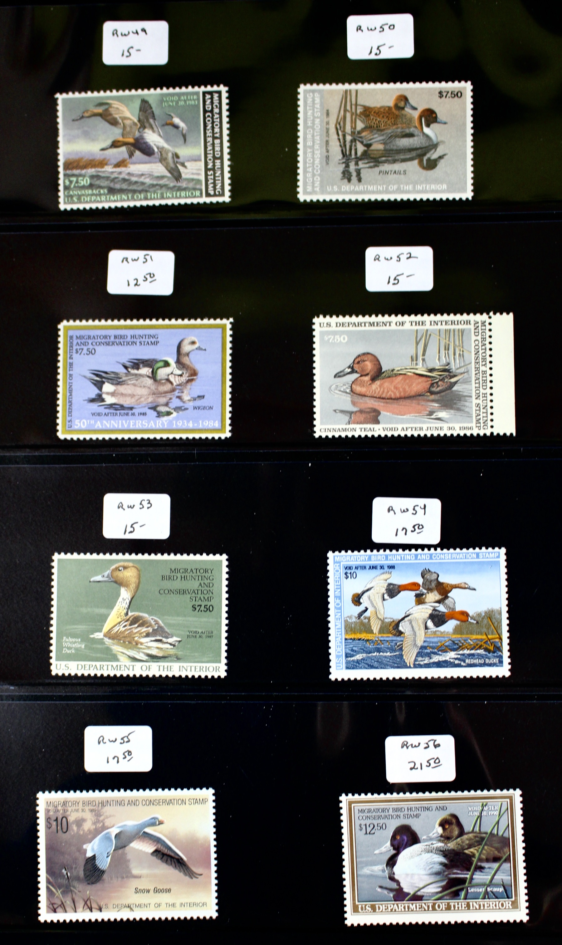 U.S. Duck Stamp Collection