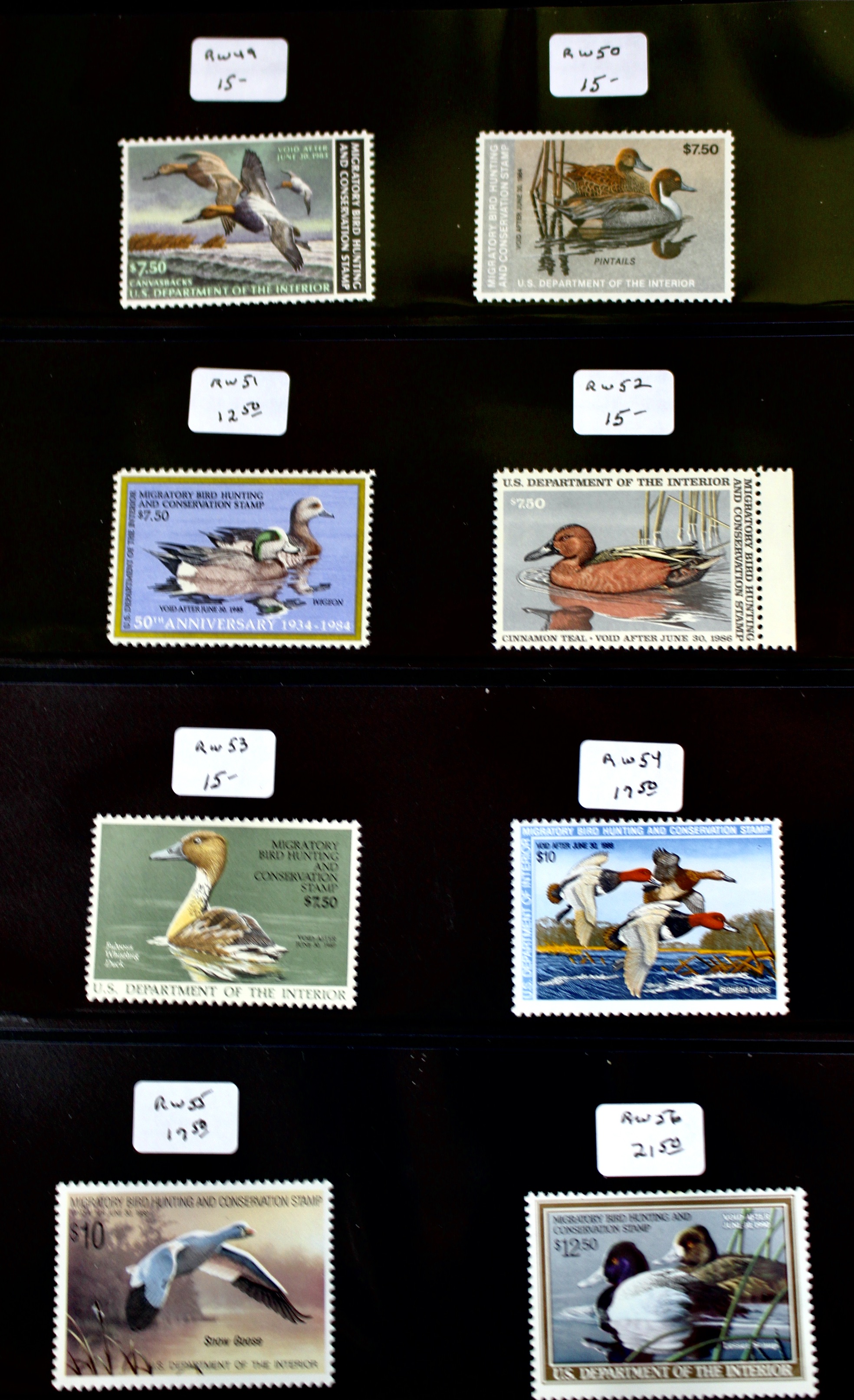 U.S. Duck Stamp Collection
