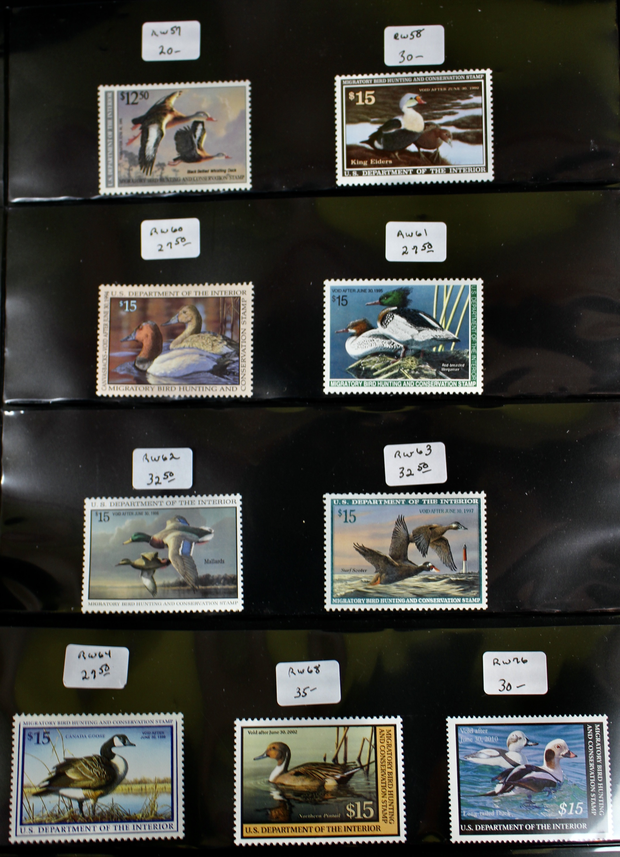 U.S. Duck Stamp Collection
