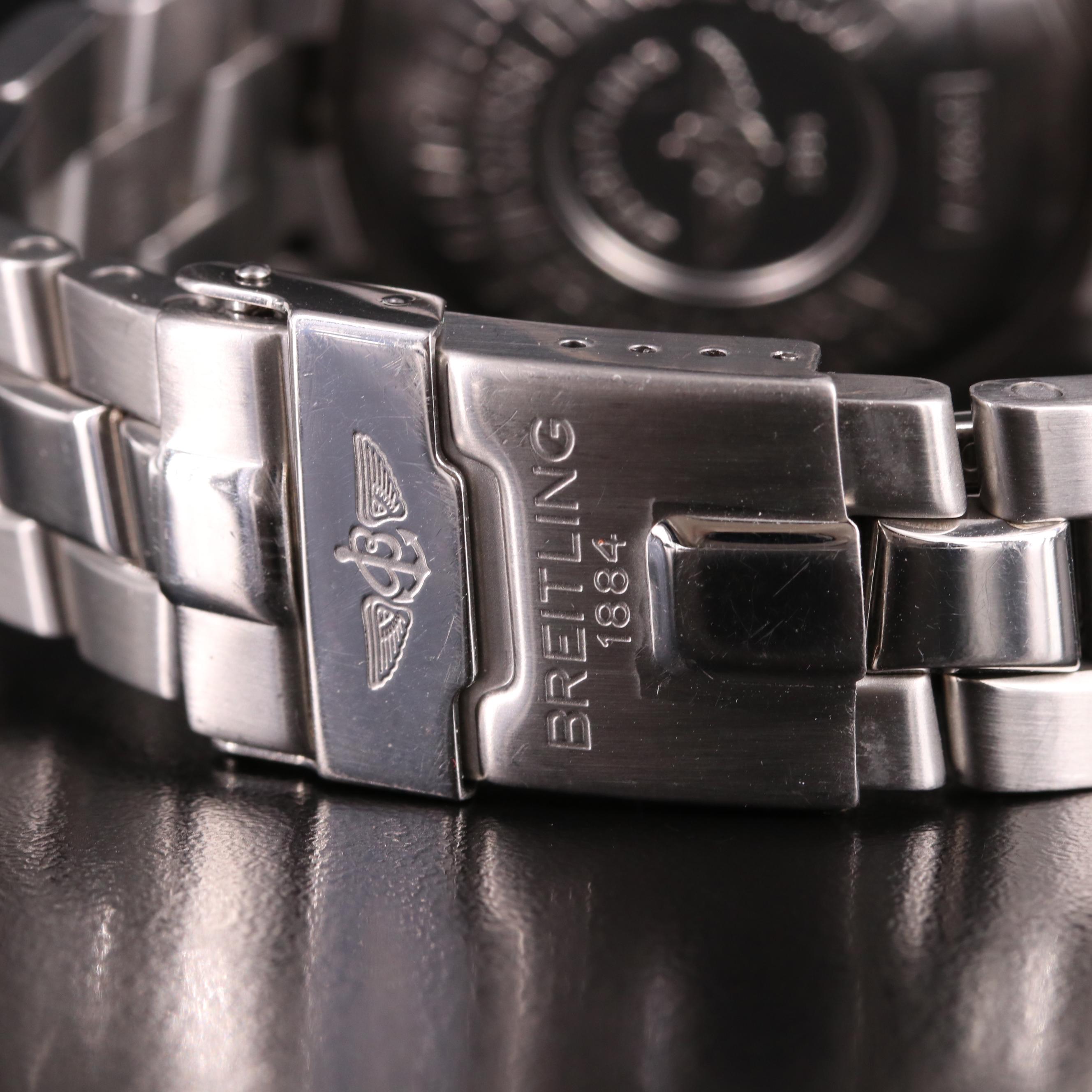 Breitling Colt Ocean 500M Steel 38MM Quartz Black Watch